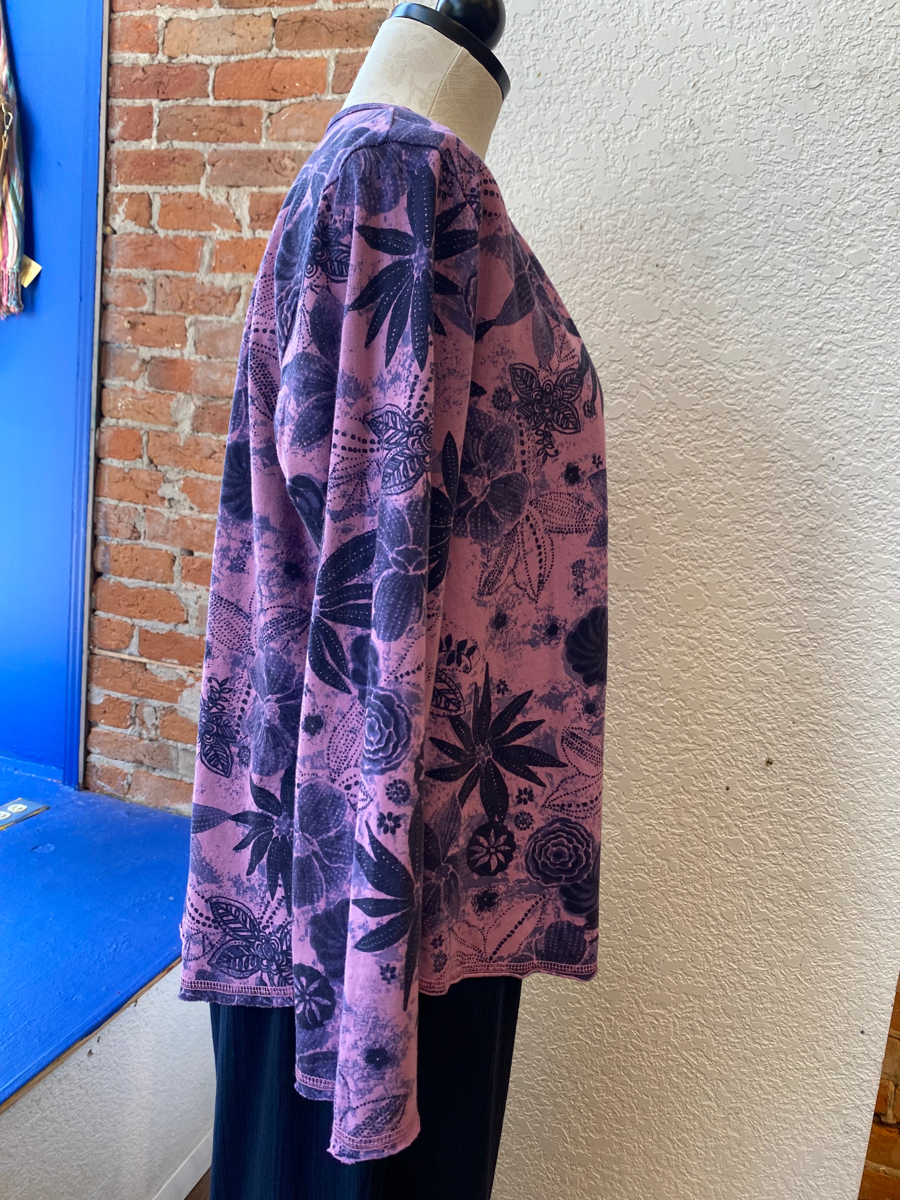 Prairie Cotton cardigan ID576, button front