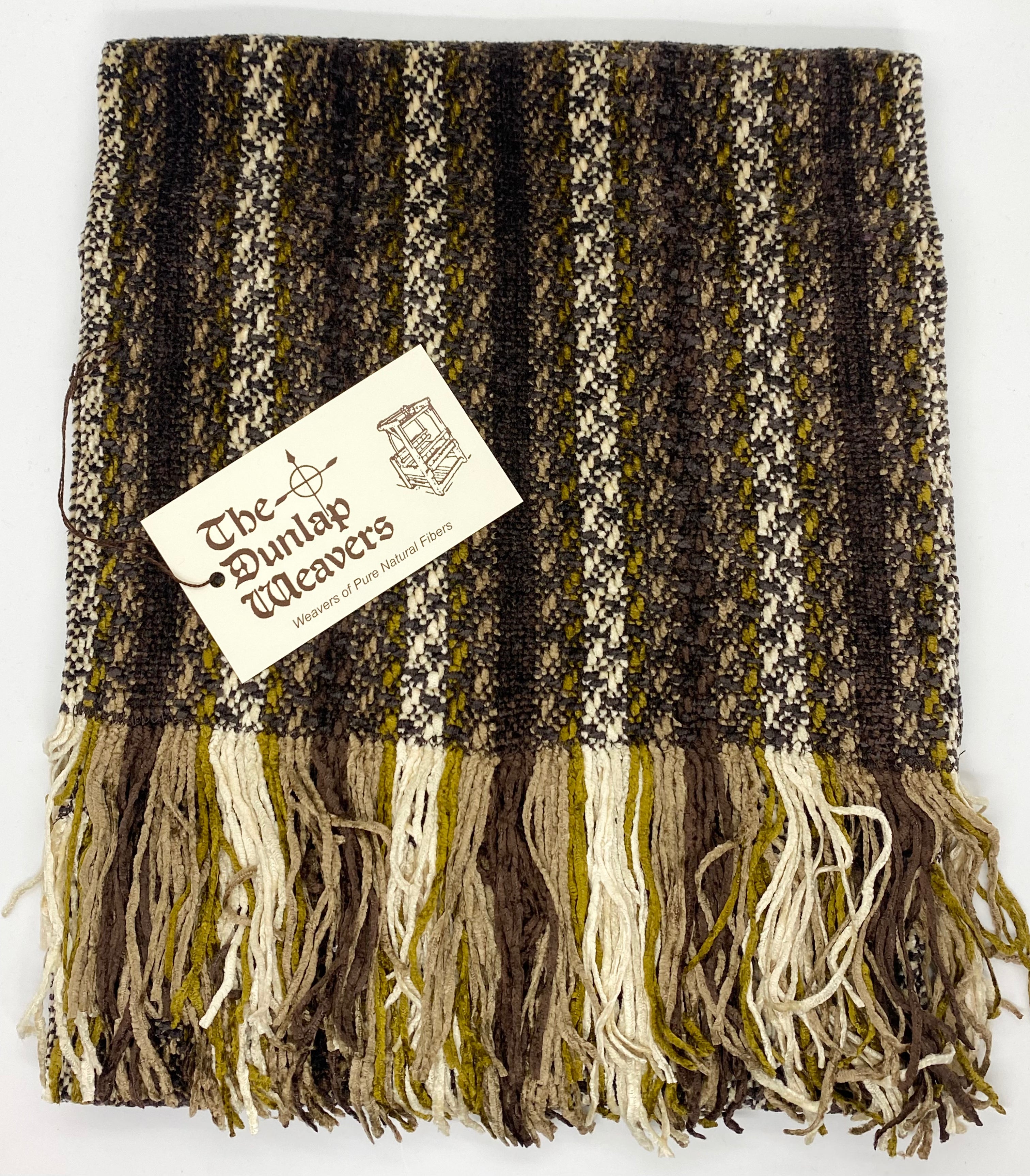 The Dunlap Weavers scarf, 1537 56" chenille (3 colors)