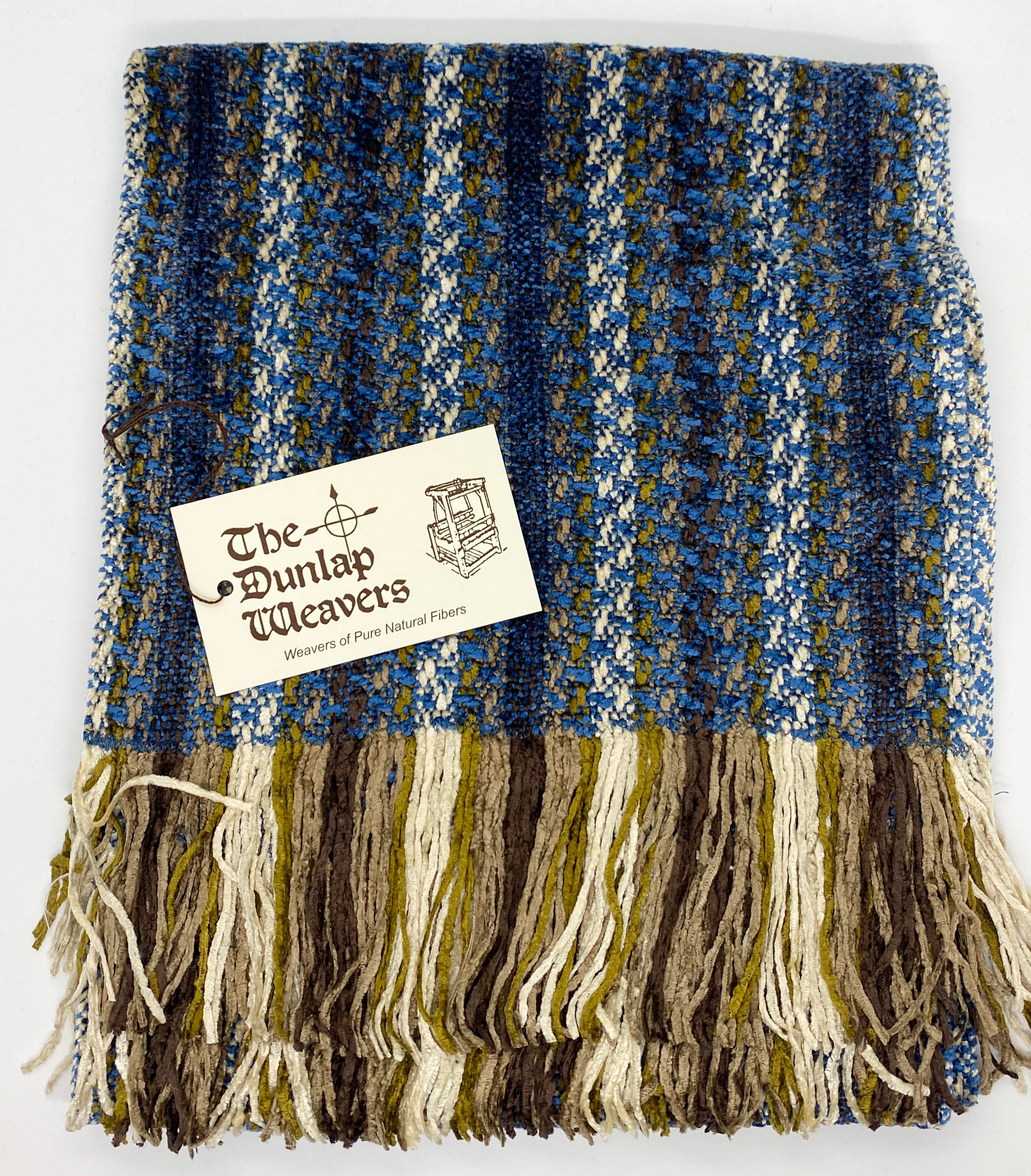The Dunlap Weavers scarf, 1537 56" chenille (3 colors)