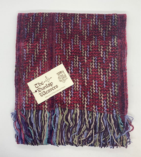 The Dunlap Weavers scarf, 1538 56" chenille (3 colors)