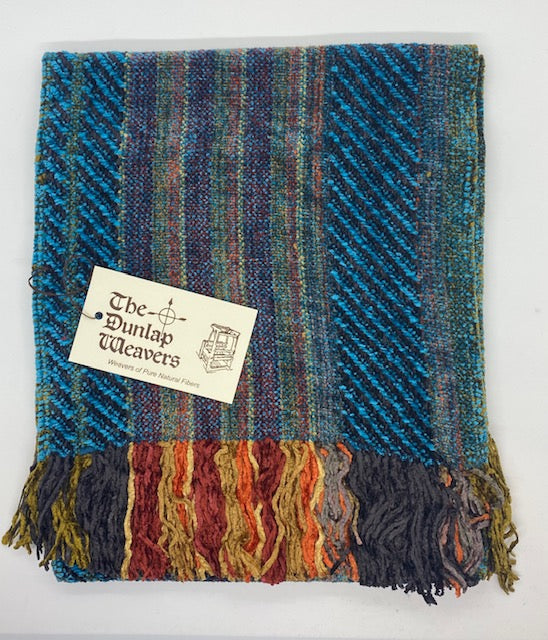 The Dunlap Weavers scarf, 1166T 56" chenille (3 colors)