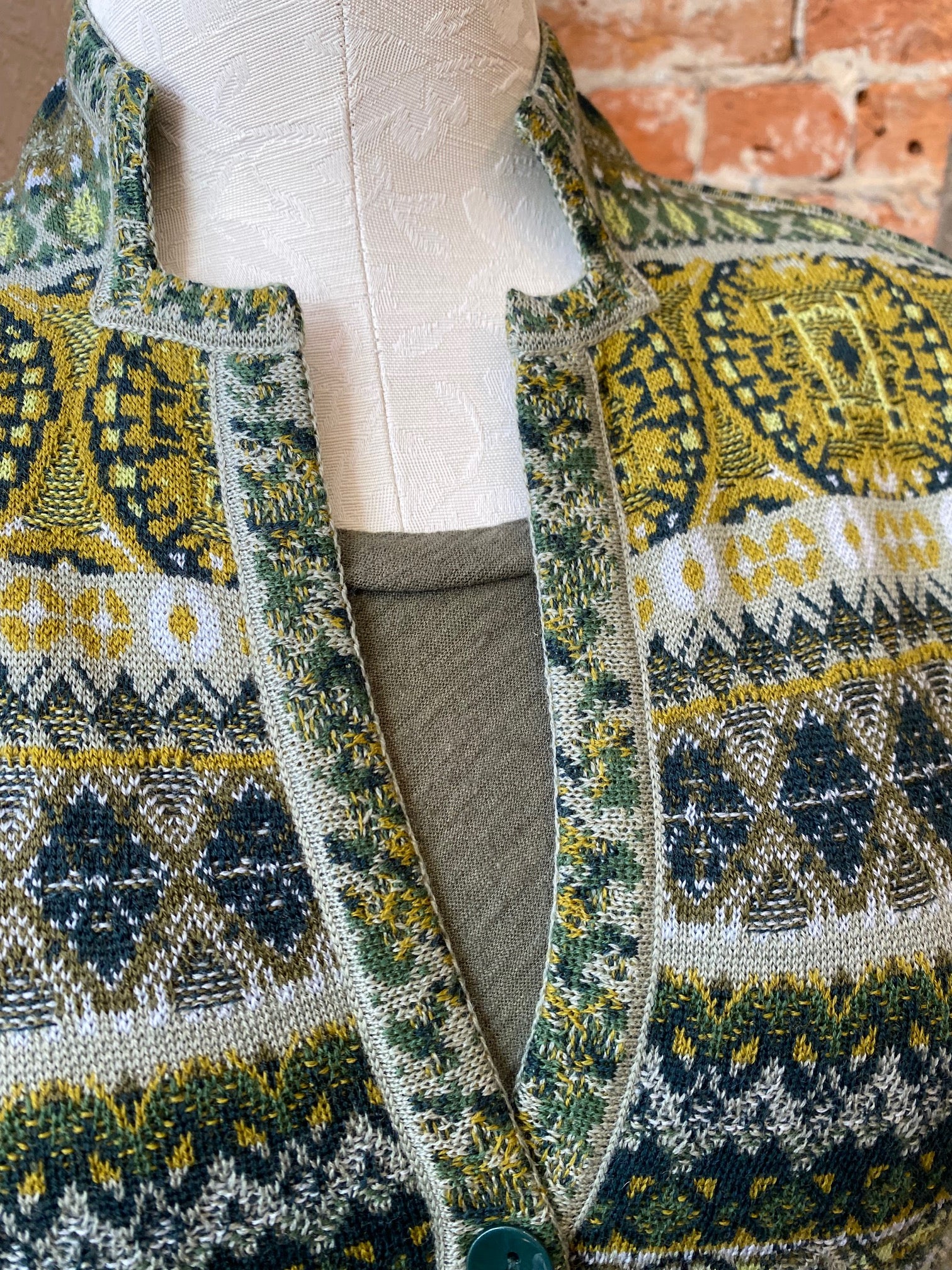 Ivko cardigan, re-dandy pattern 100% wool