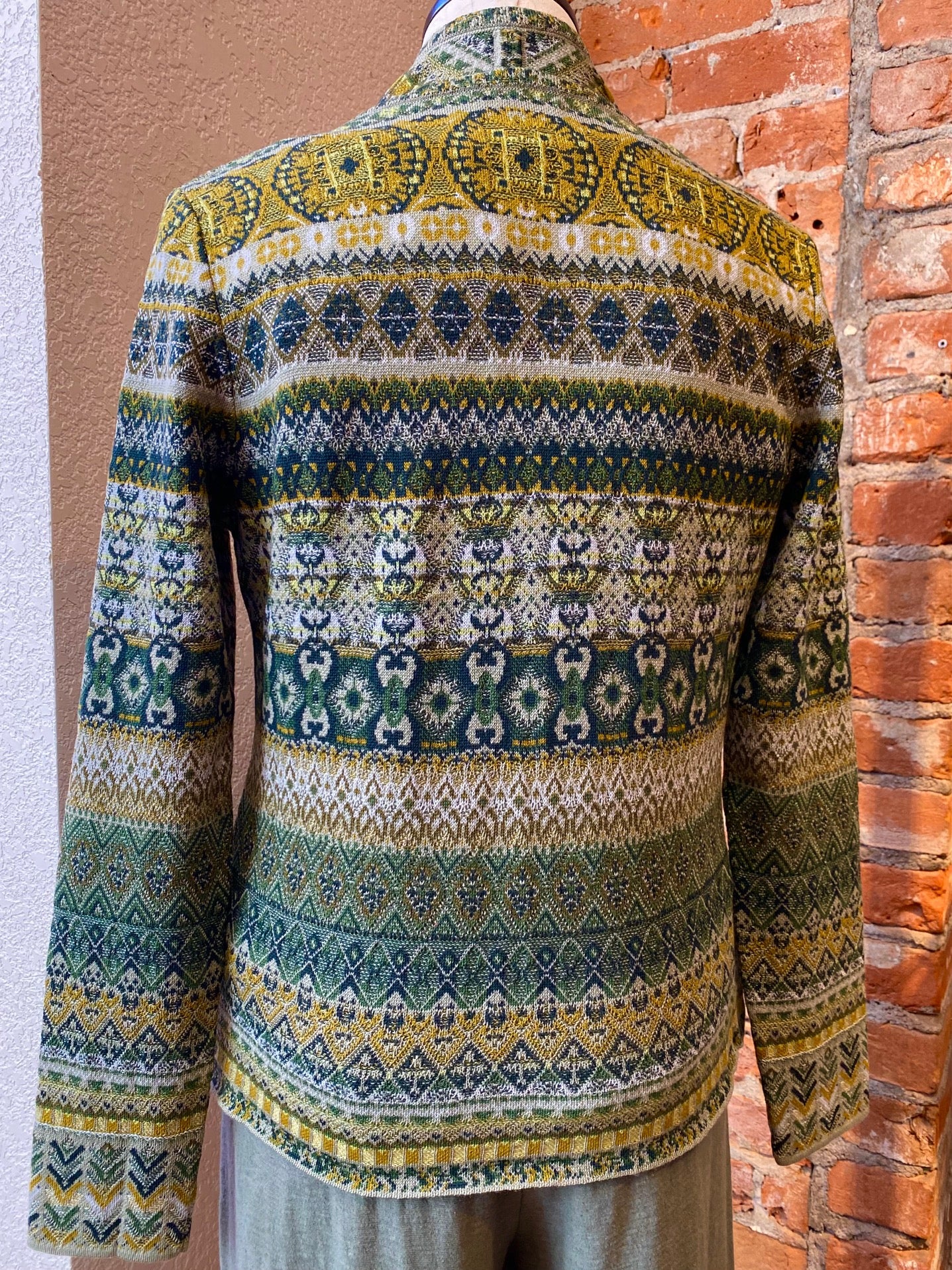 Ivko cardigan, re-dandy pattern 100% wool
