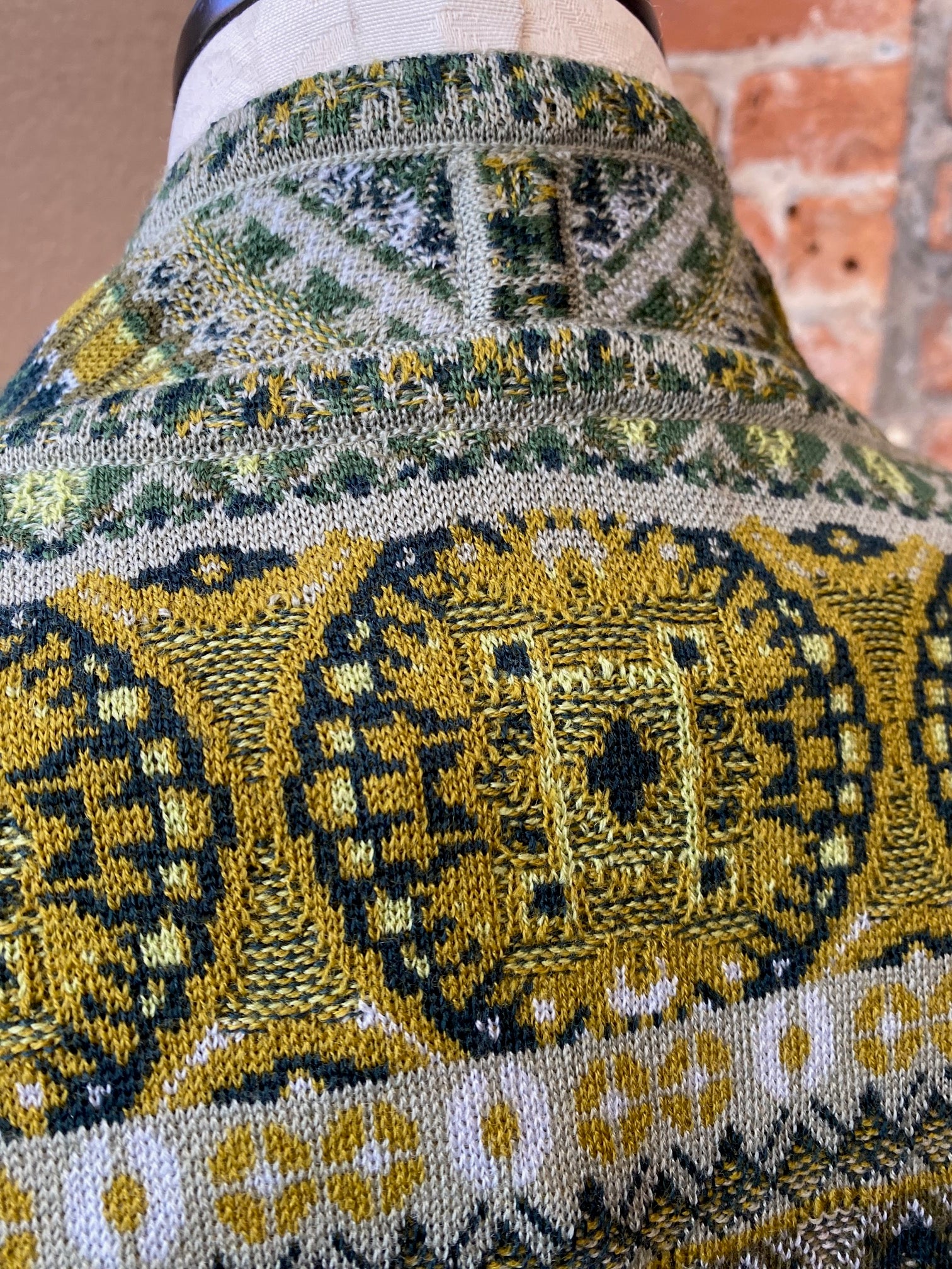 Ivko cardigan, re-dandy pattern 100% wool