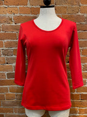 Necessitees t-shirt, U-neck 3/4-sleeve (4 colors)