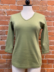 Camiseta Necessitees cuello pico manga 3/4 (6 colores)