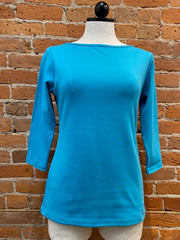 Camiseta Necessitees cuello barco manga 3/4 (5 colores)