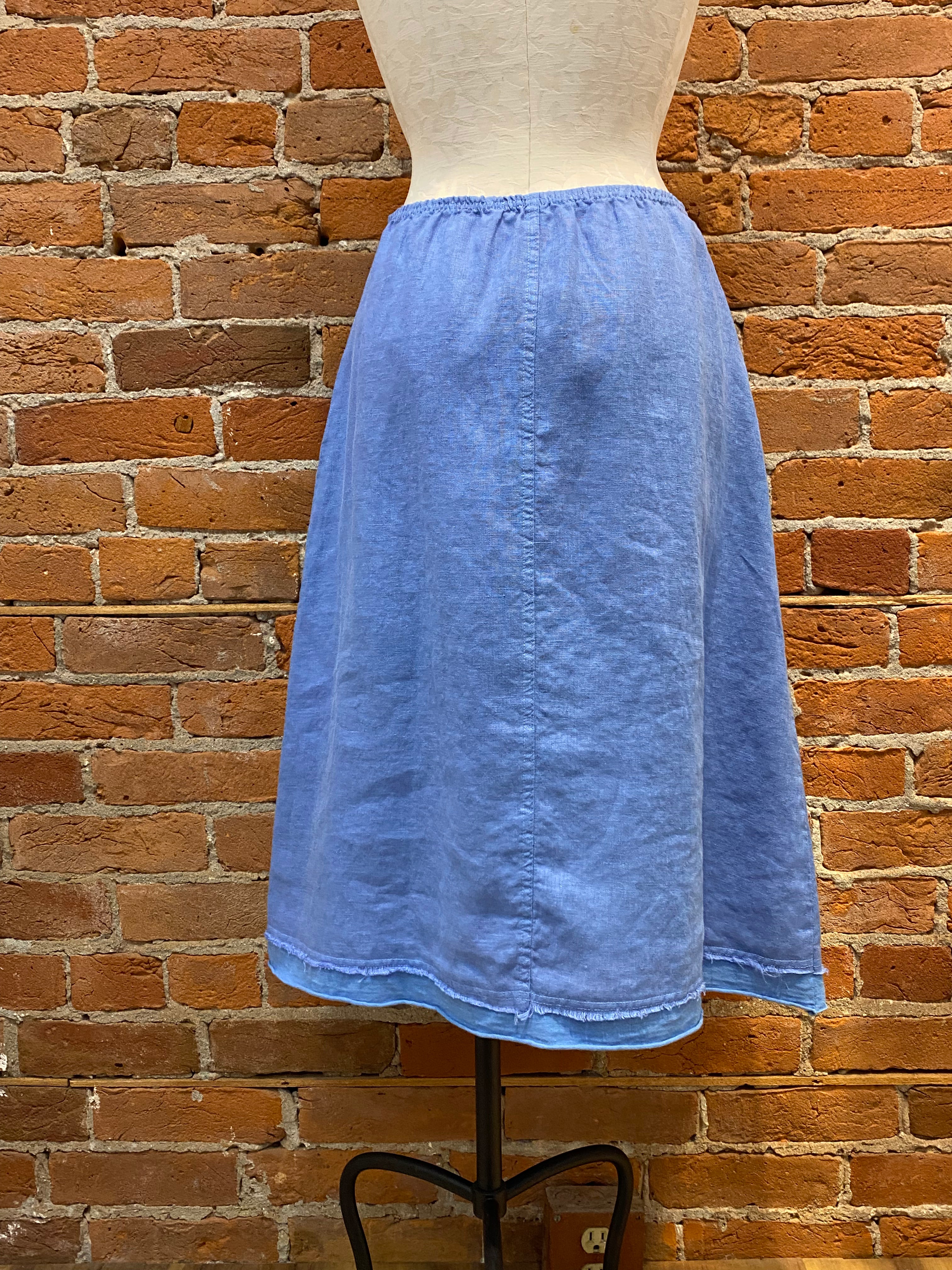 Cut Loose skirt, linen aline midi (2 colors)