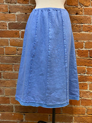 Cut Loose skirt, linen aline midi (2 colors)