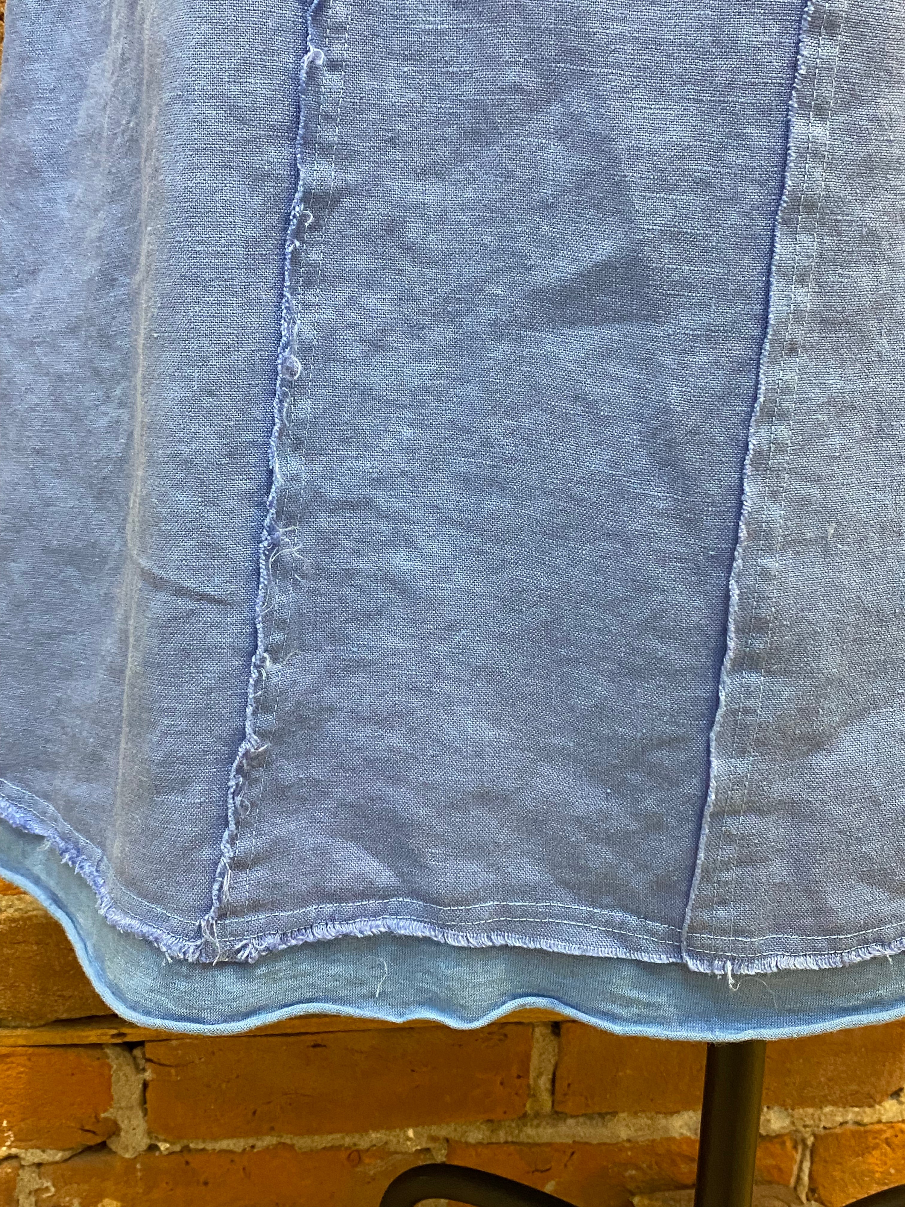 Cut Loose skirt, linen aline midi (2 colors)