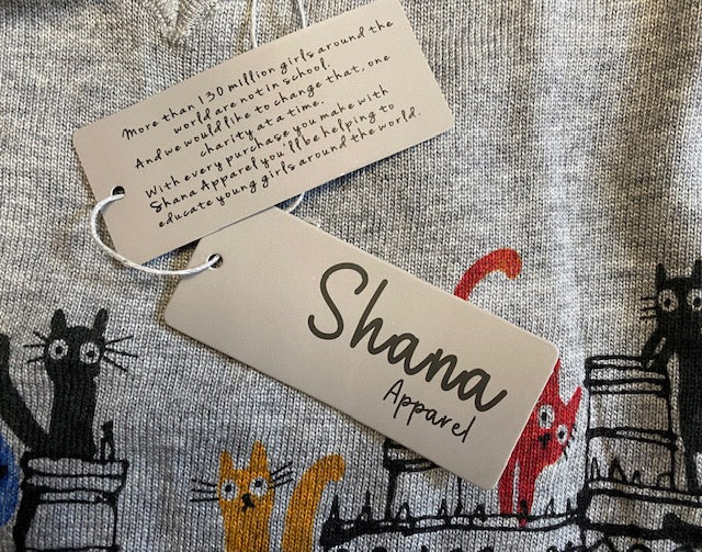 Shana sweater, Dog v-neck