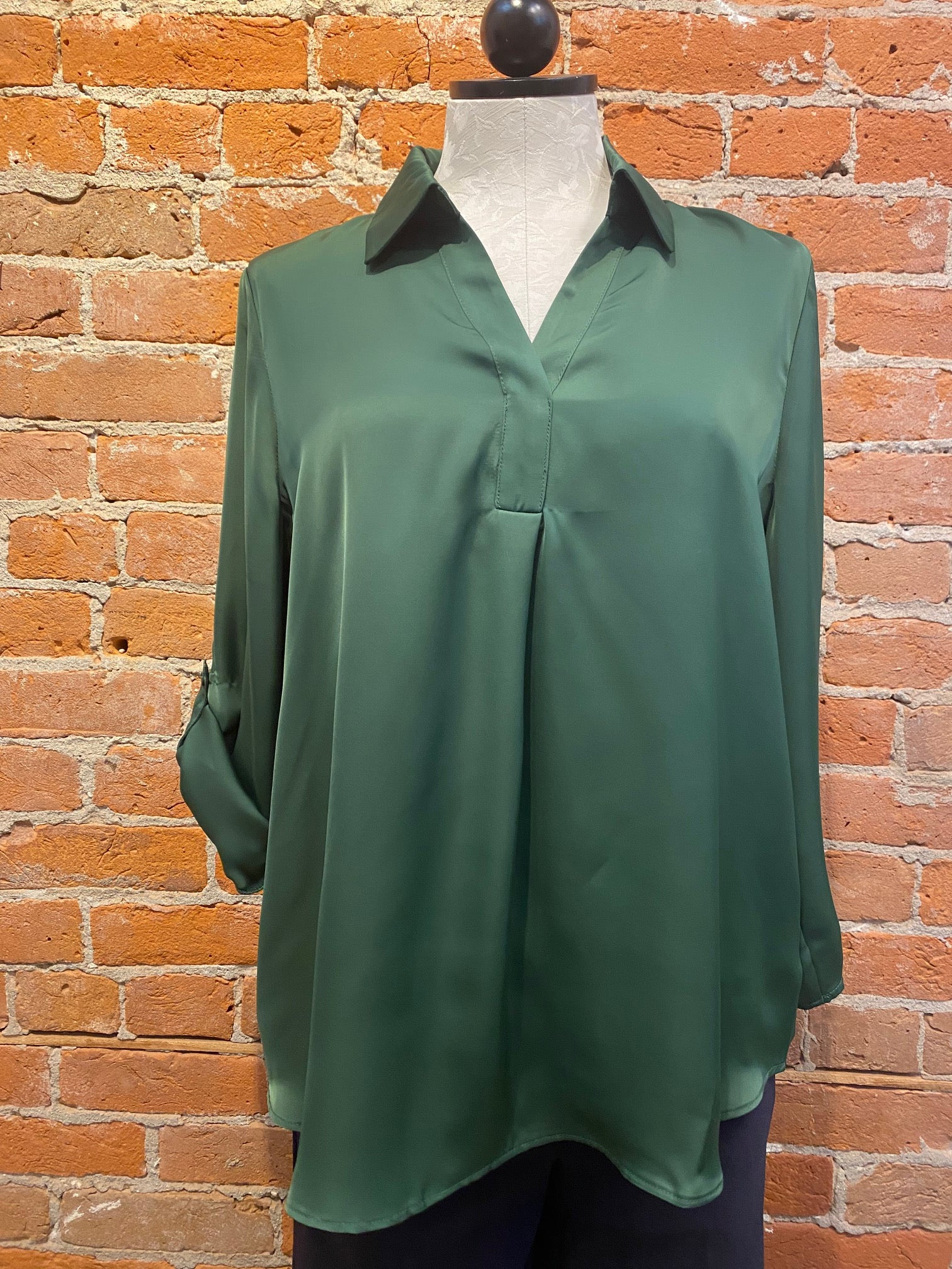 Camisa Renuar 5001, airflow con lazo en el cuello