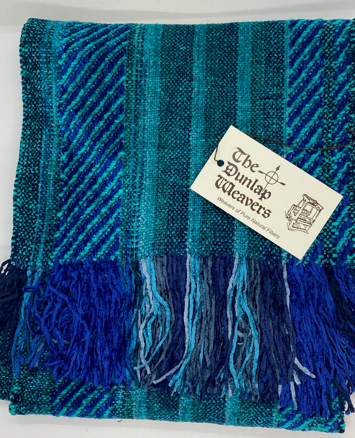 The Dunlap Weavers scarf, 1166R 56" X 9" chenille