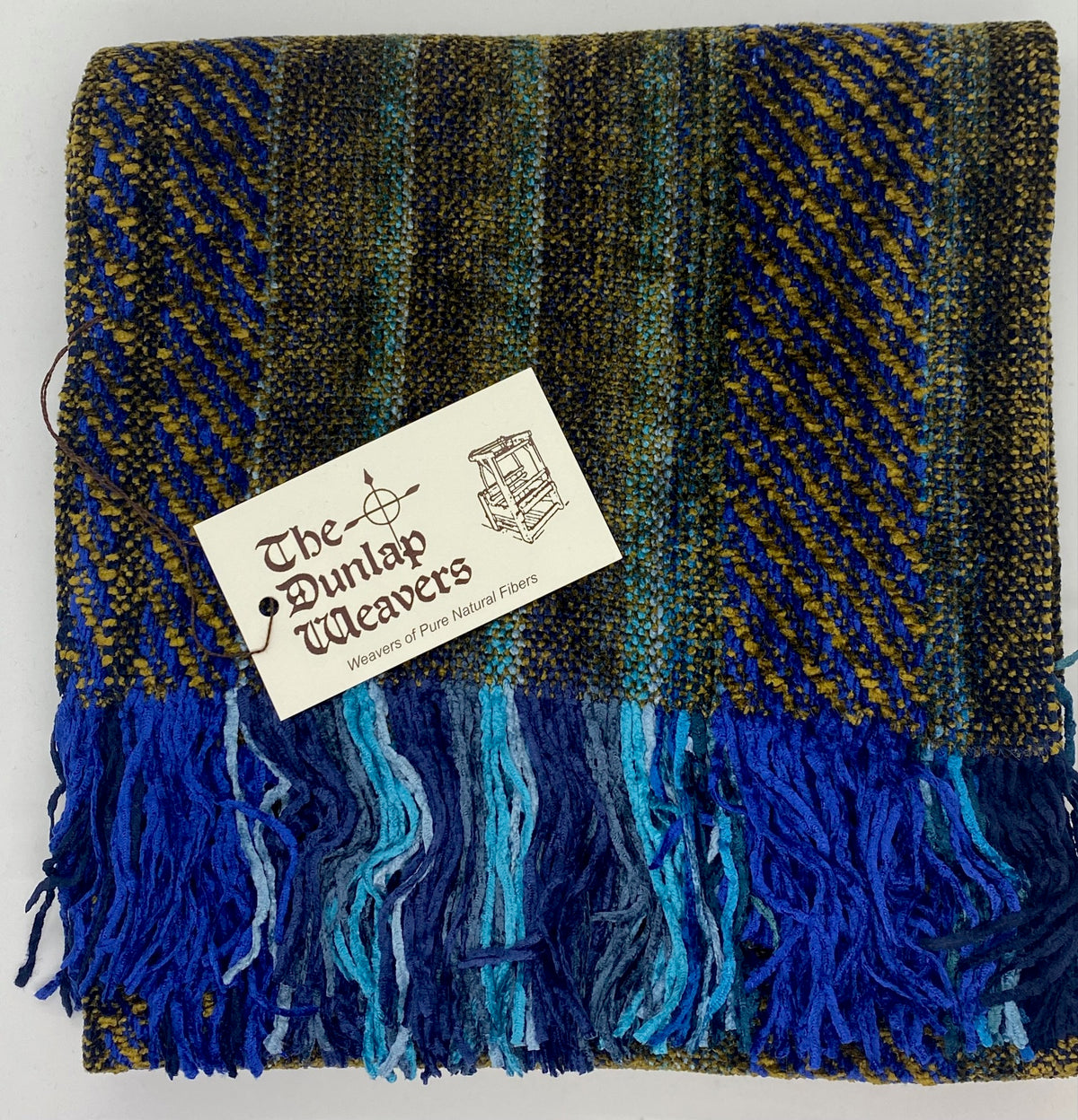 The Dunlap Weavers scarf, 1166R 72" X 9" chenille