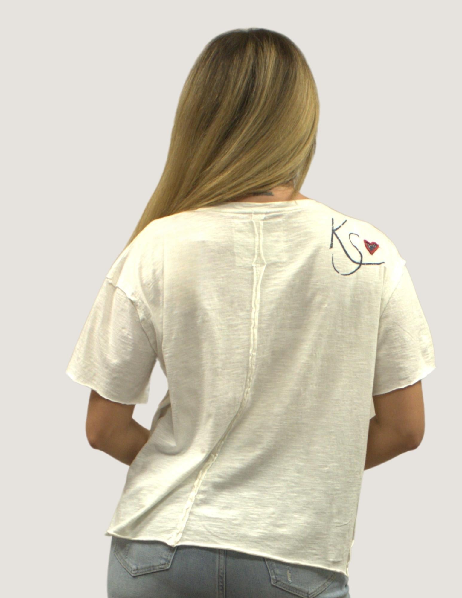 Kyla Seo Helena t-shirt, embrodered