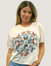 Camisa Kyla Seo Jeni, terciopelo tie-dye