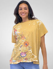Kyla Seo Lalita t-shirt, multi-color embroidered crew