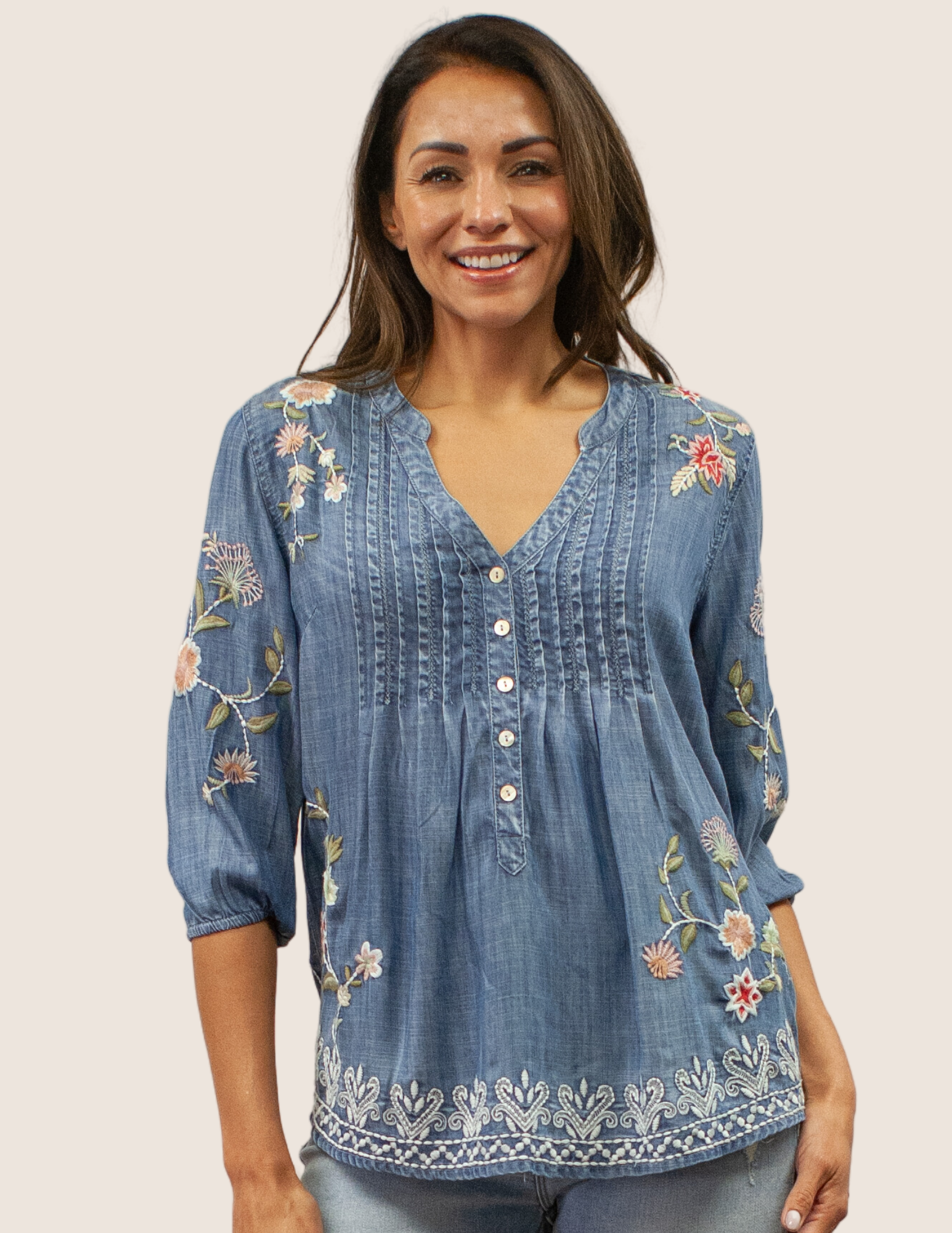 Camisa Kyla Seo Jeni, terciopelo tie-dye