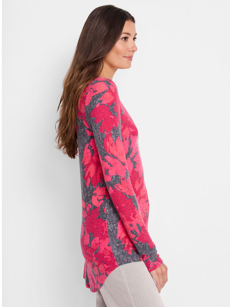 Nic + Zoe tunic 242063, shadow floral shirt