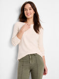 Nic + Zoe t-shirt, boatneck 3/4 sleeve (2 colors)