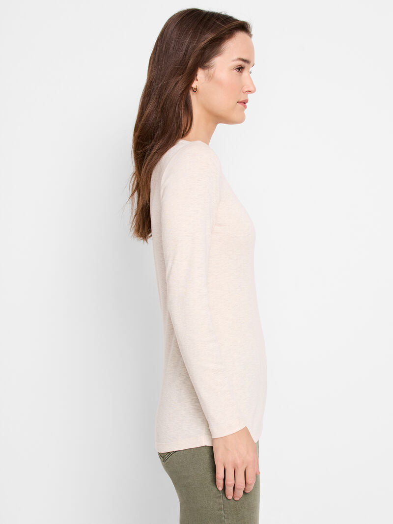 Nic + Zoe t-shirt, boatneck 3/4 sleeve (2 colors)