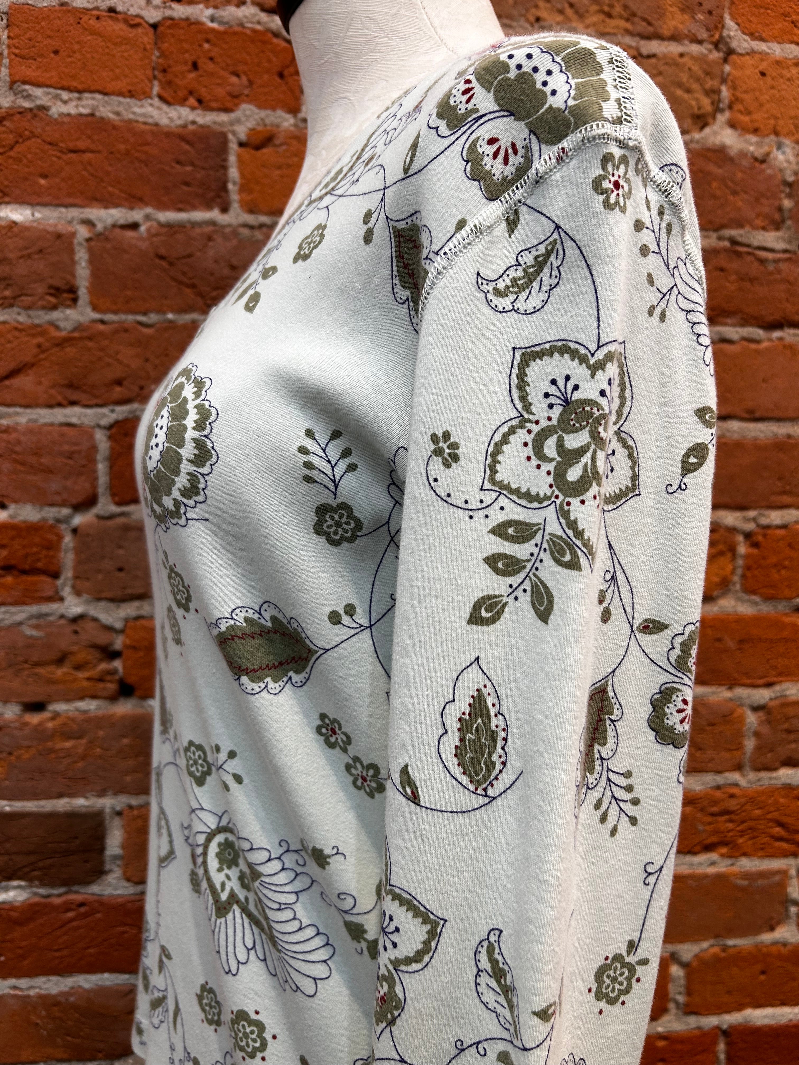 Prairie Cotton t-shirt 268, v-neck 3/4-sleeve (2 colors/prints)