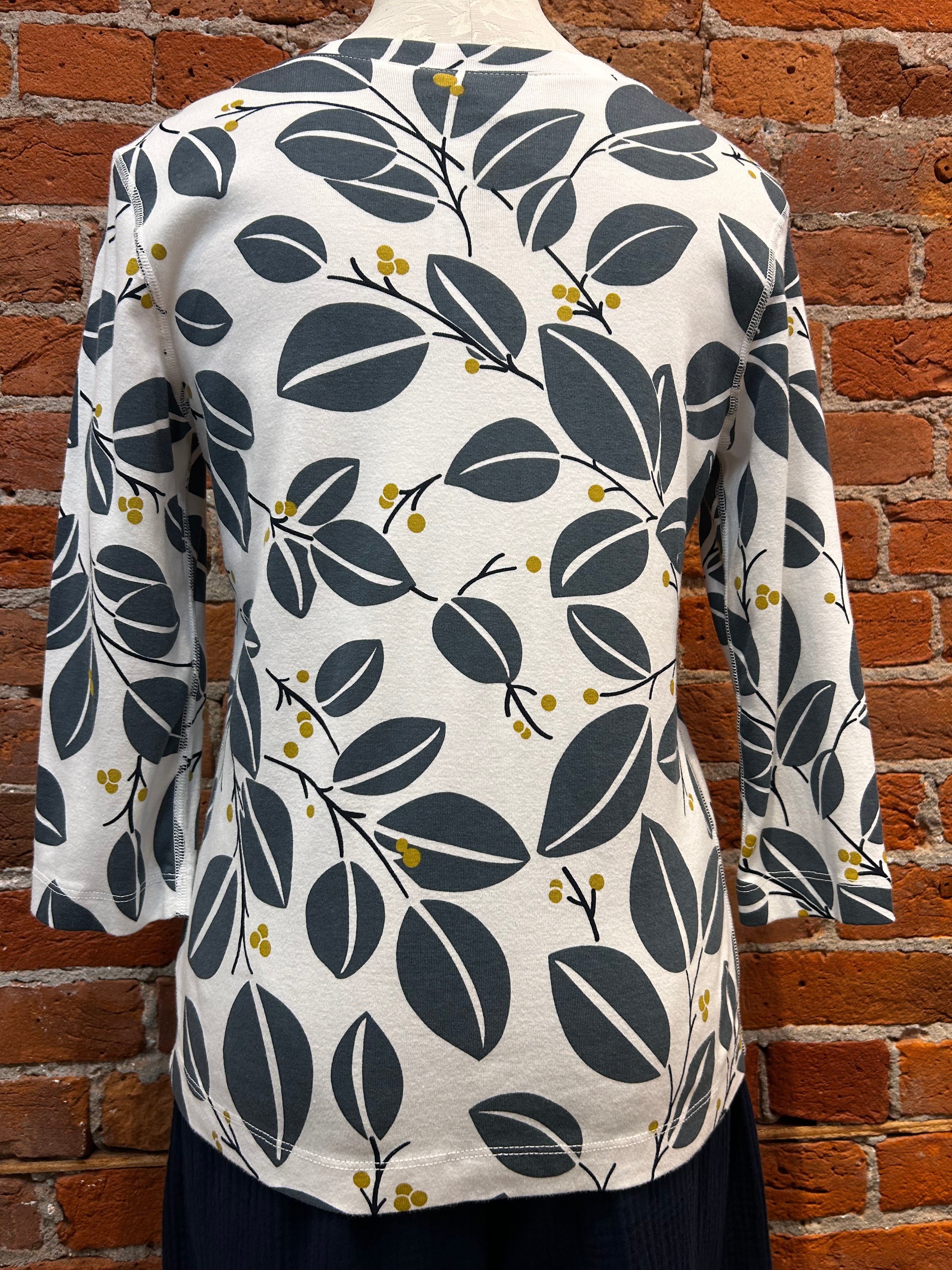 Prairie Cotton t-shirt 268, v-neck 3/4-sleeve (2 colors/prints)