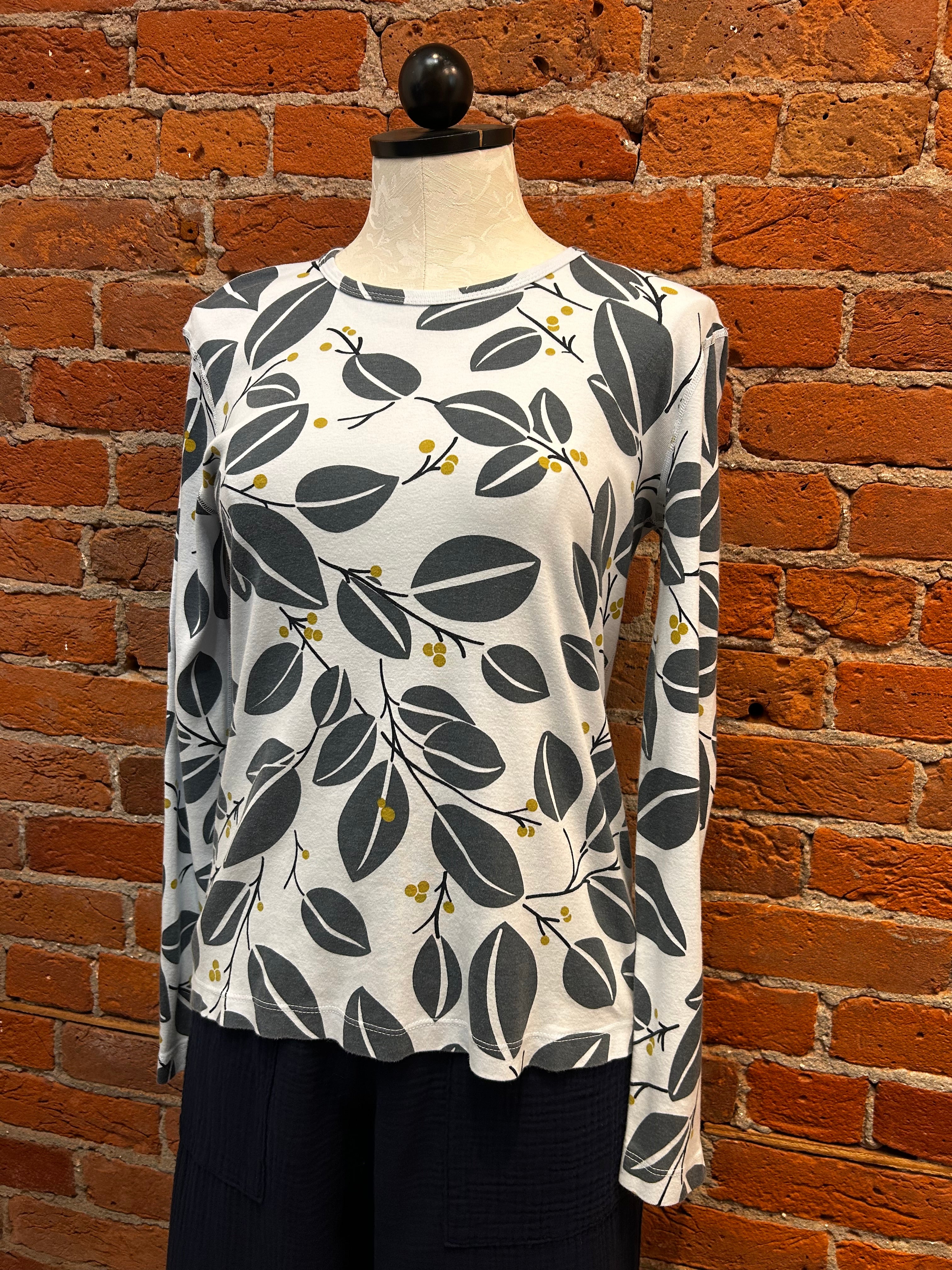 Prairie Cotton t-shirt 225, crew neck long sleeve