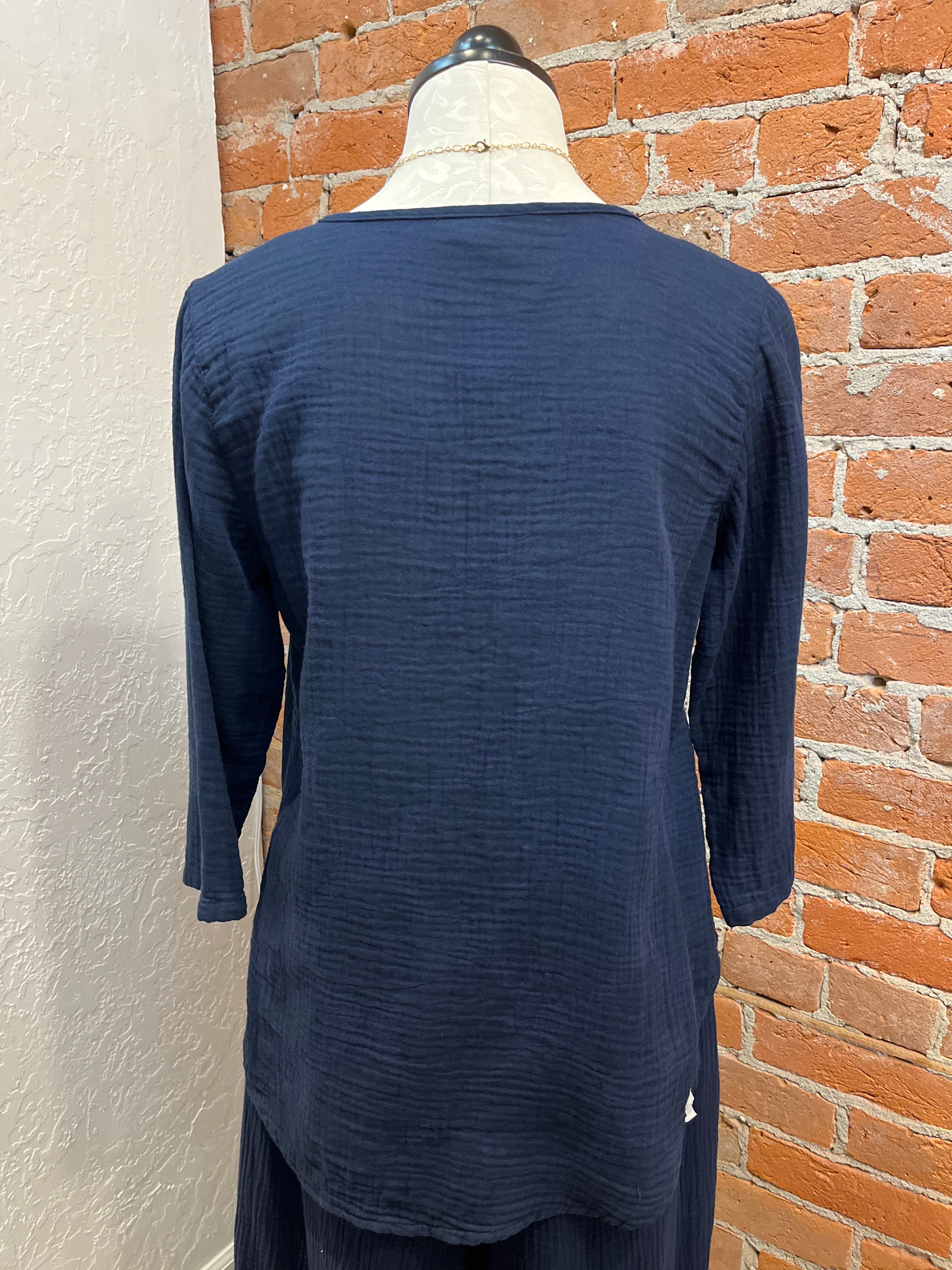 CMC shirt 5620, cotton gauze solid