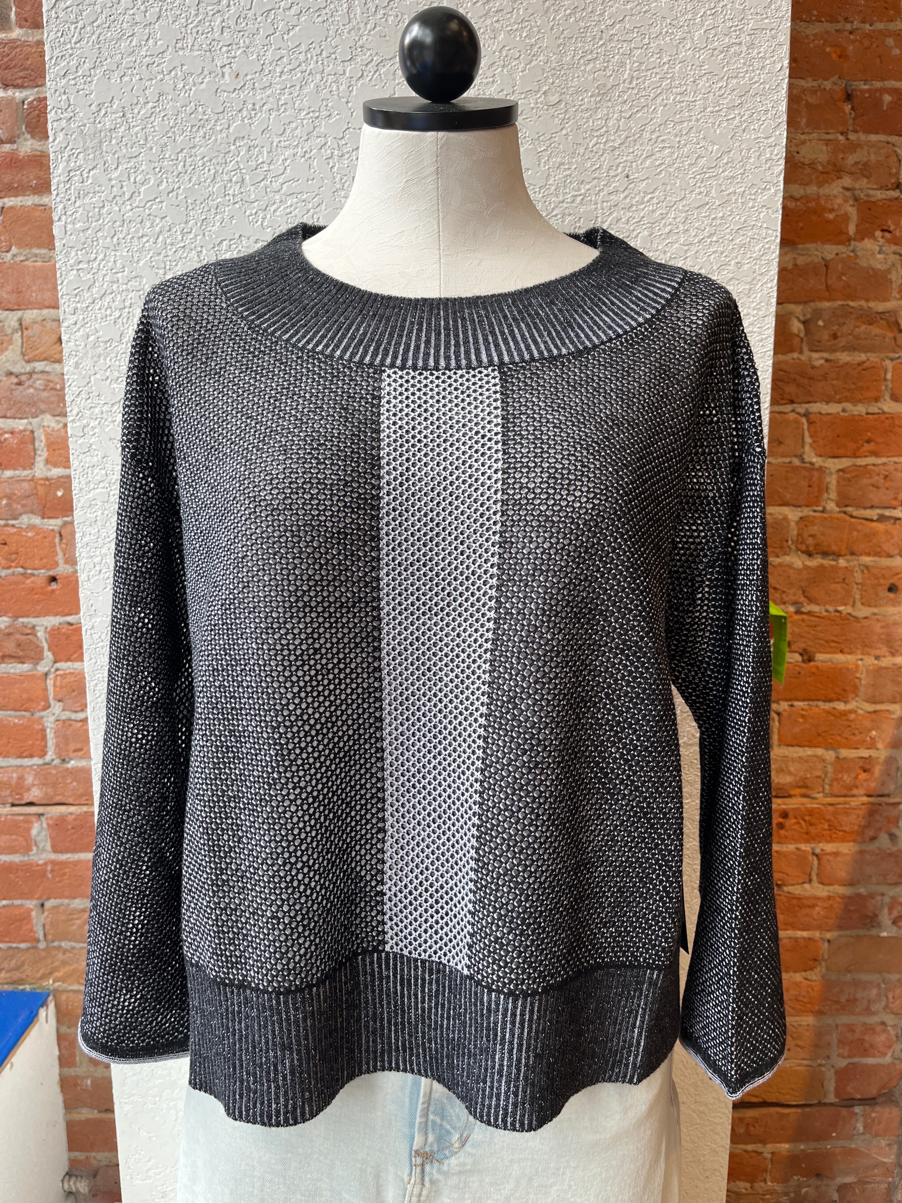 Liv by Habitat sweater 520739, cropped mesh (2 colors)
