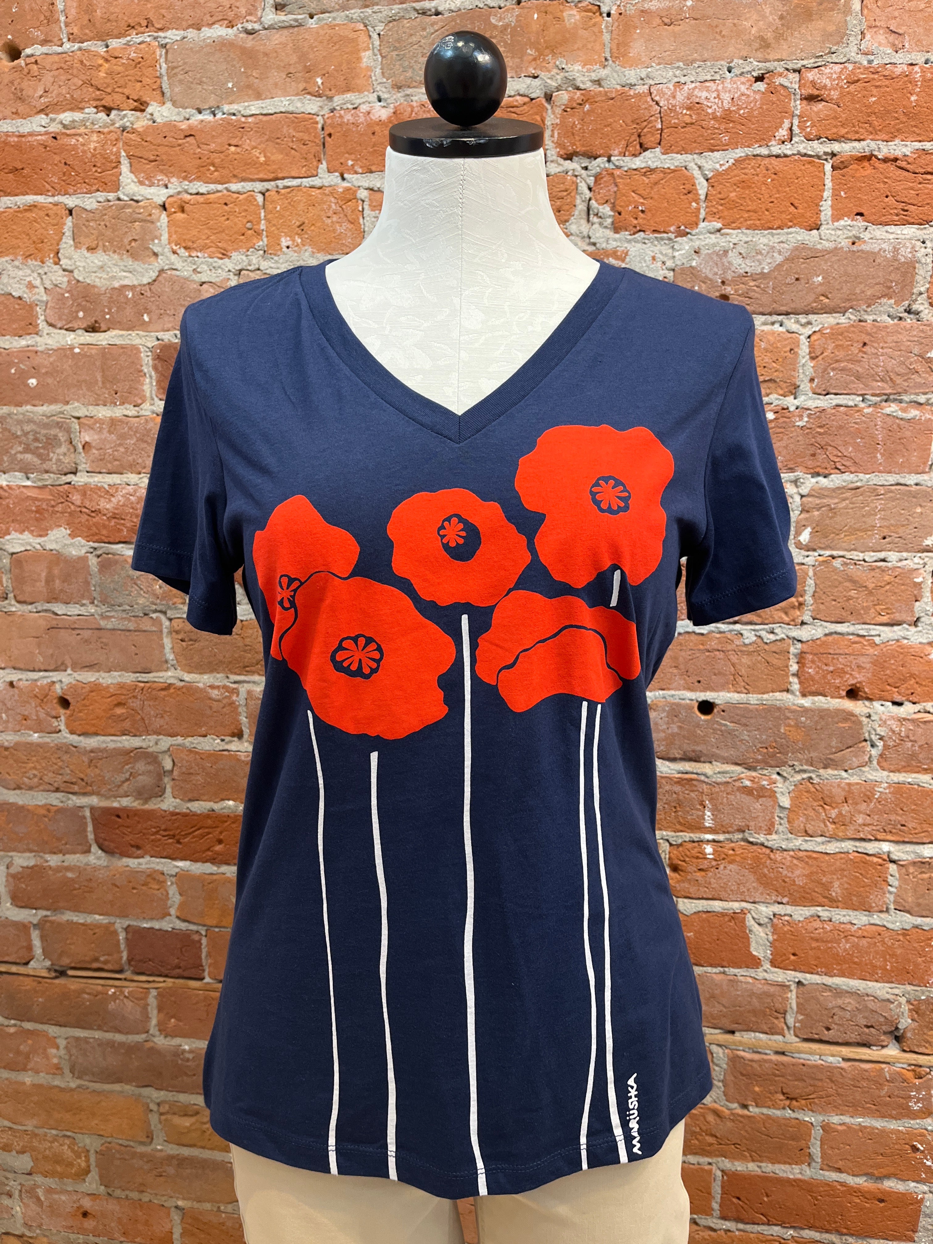 Camiseta Marushka uve relajada manga corta