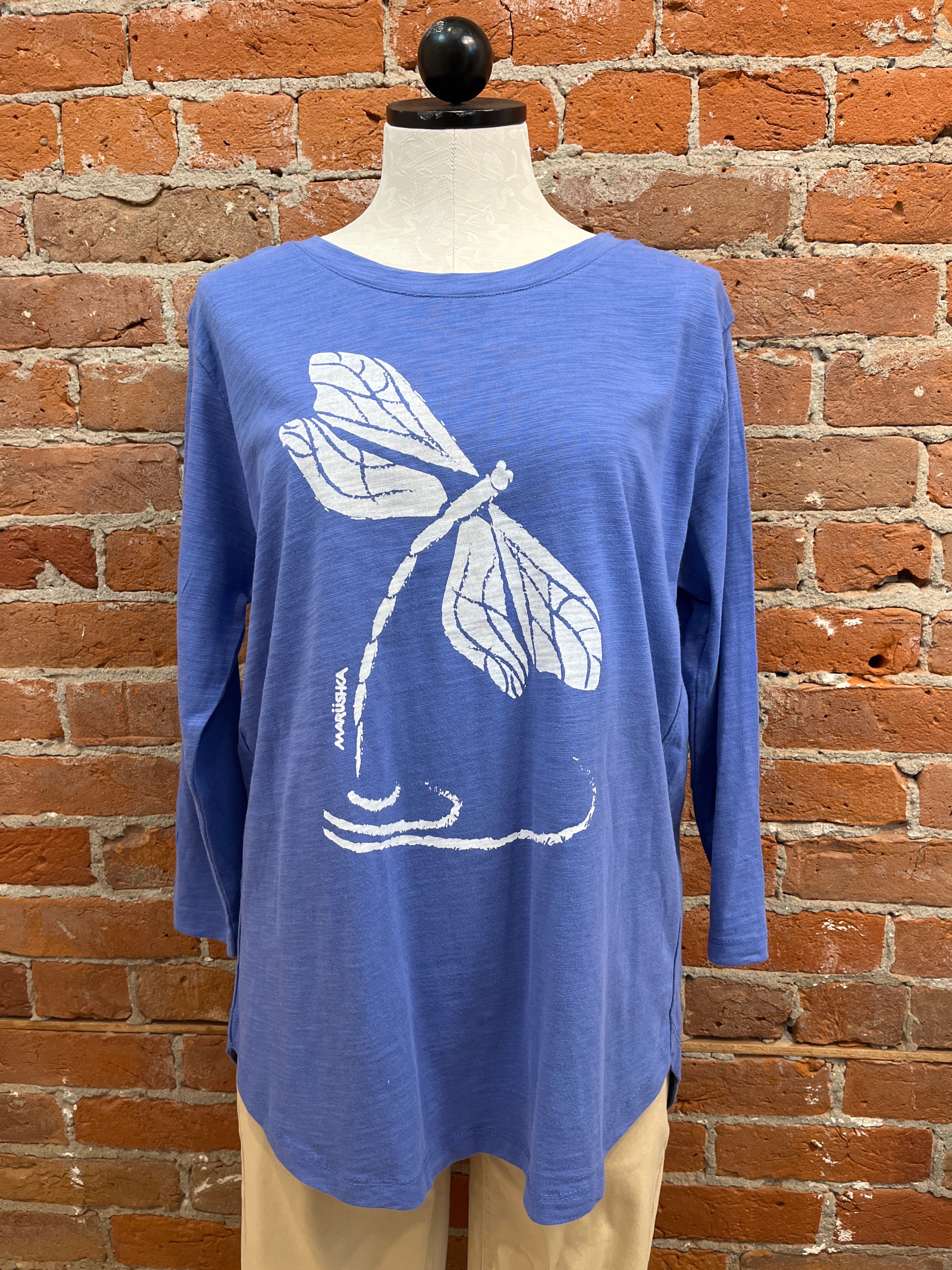 Camiseta Marushka uve relajada manga corta