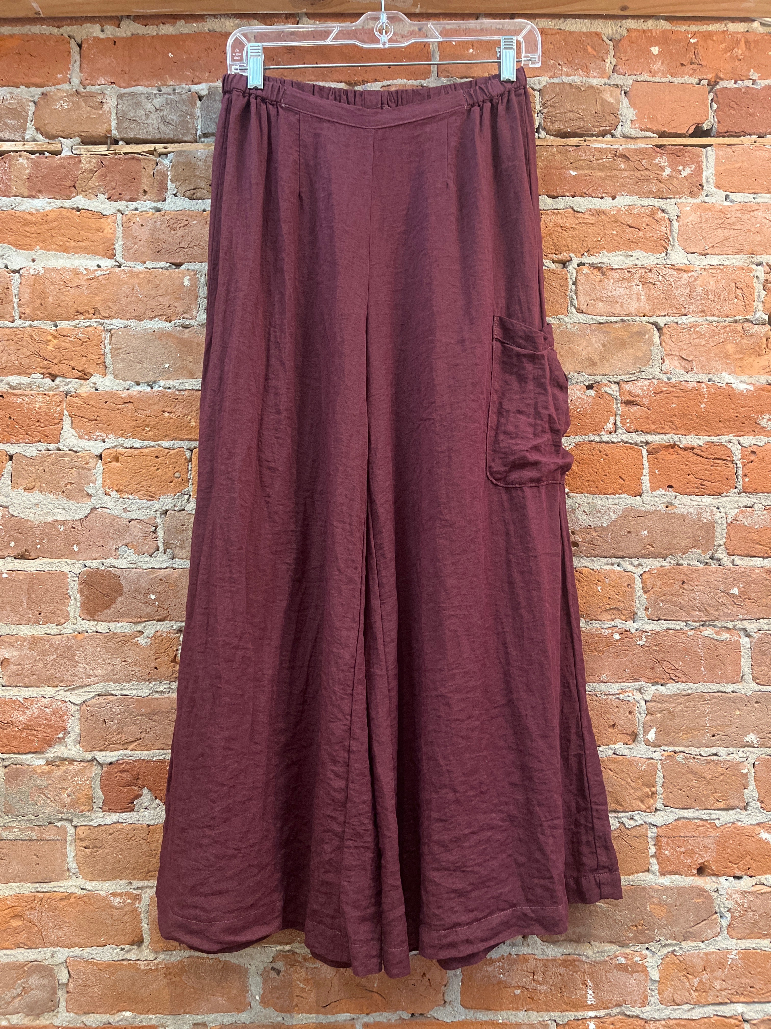 Cut Loose pants, parachute wide leg cinnabark