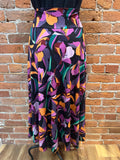 Salaam Flo skirt, bold floral print