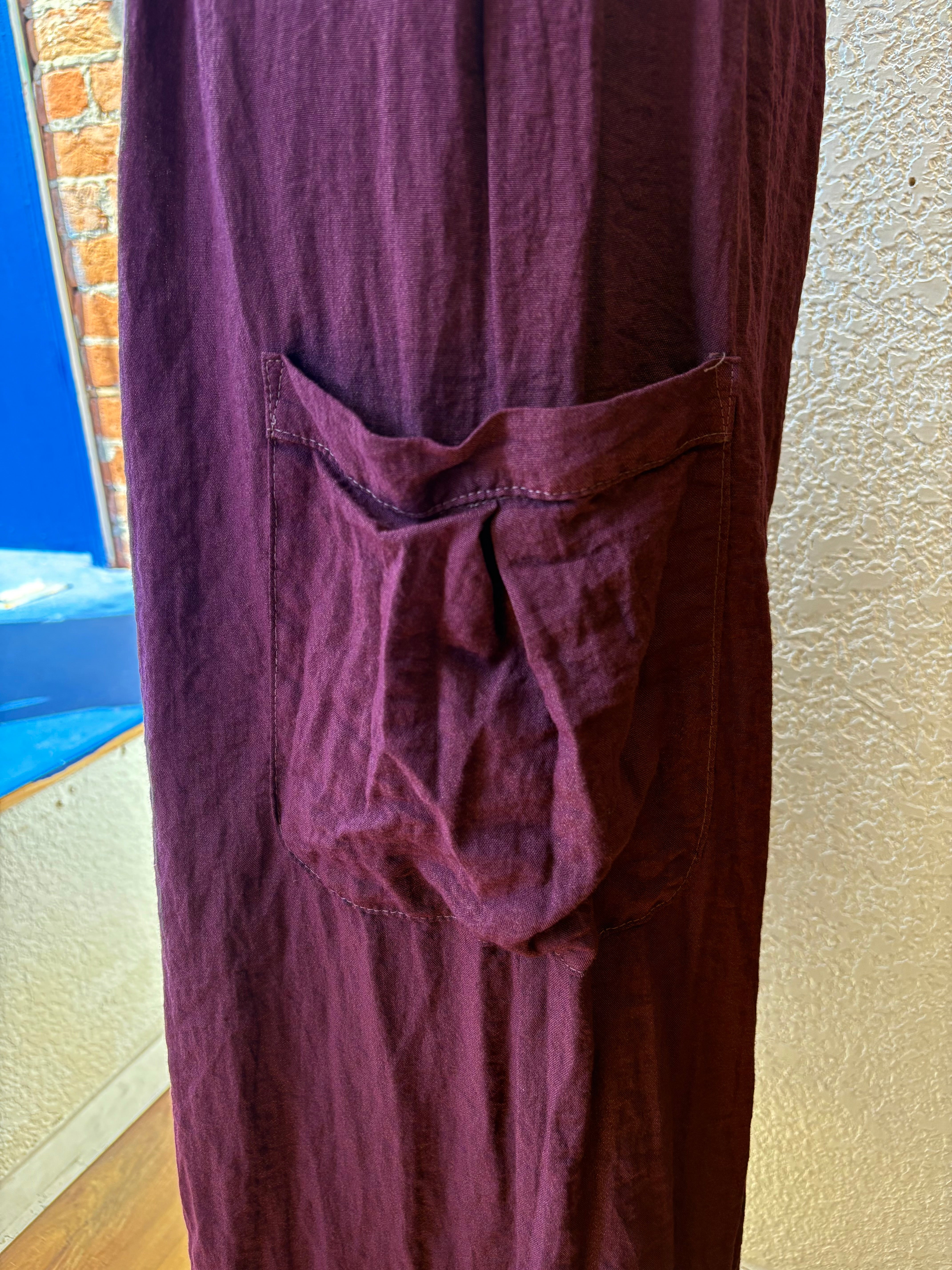 Cut Loose pants, parachute wide leg cinnabark