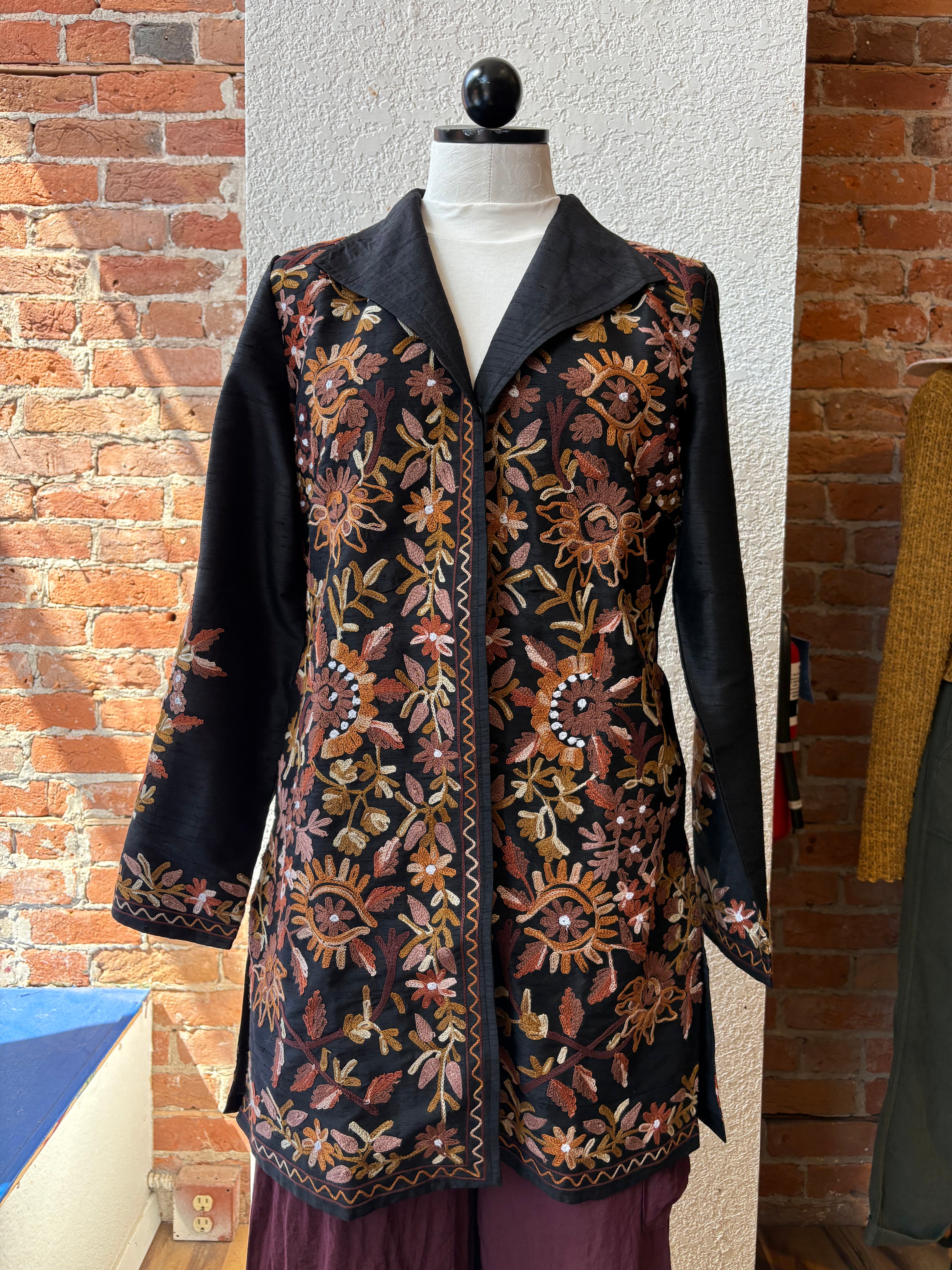 ANU Balmoral embroidered silk jacket