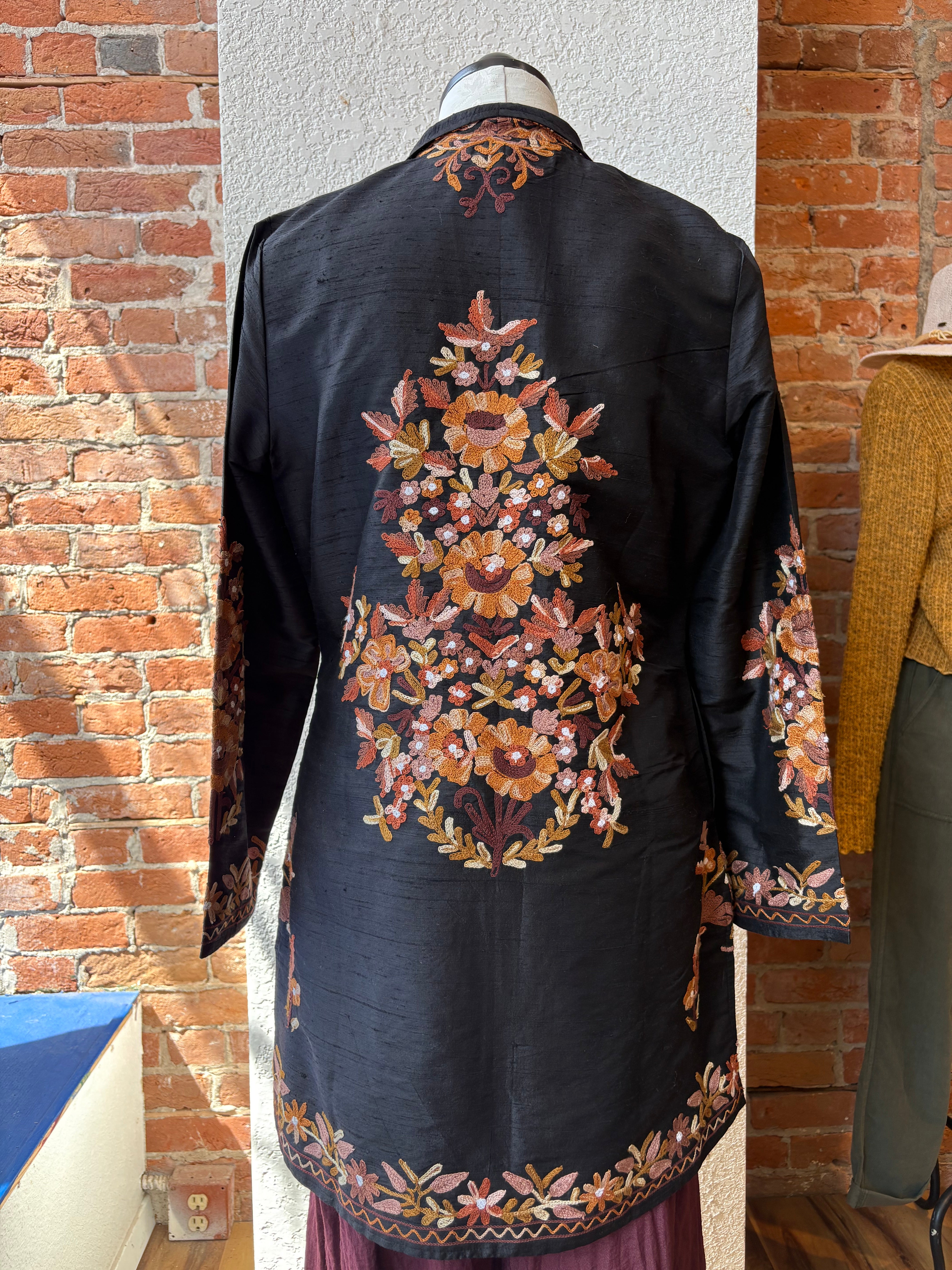 ANU Balmoral embroidered silk jacket