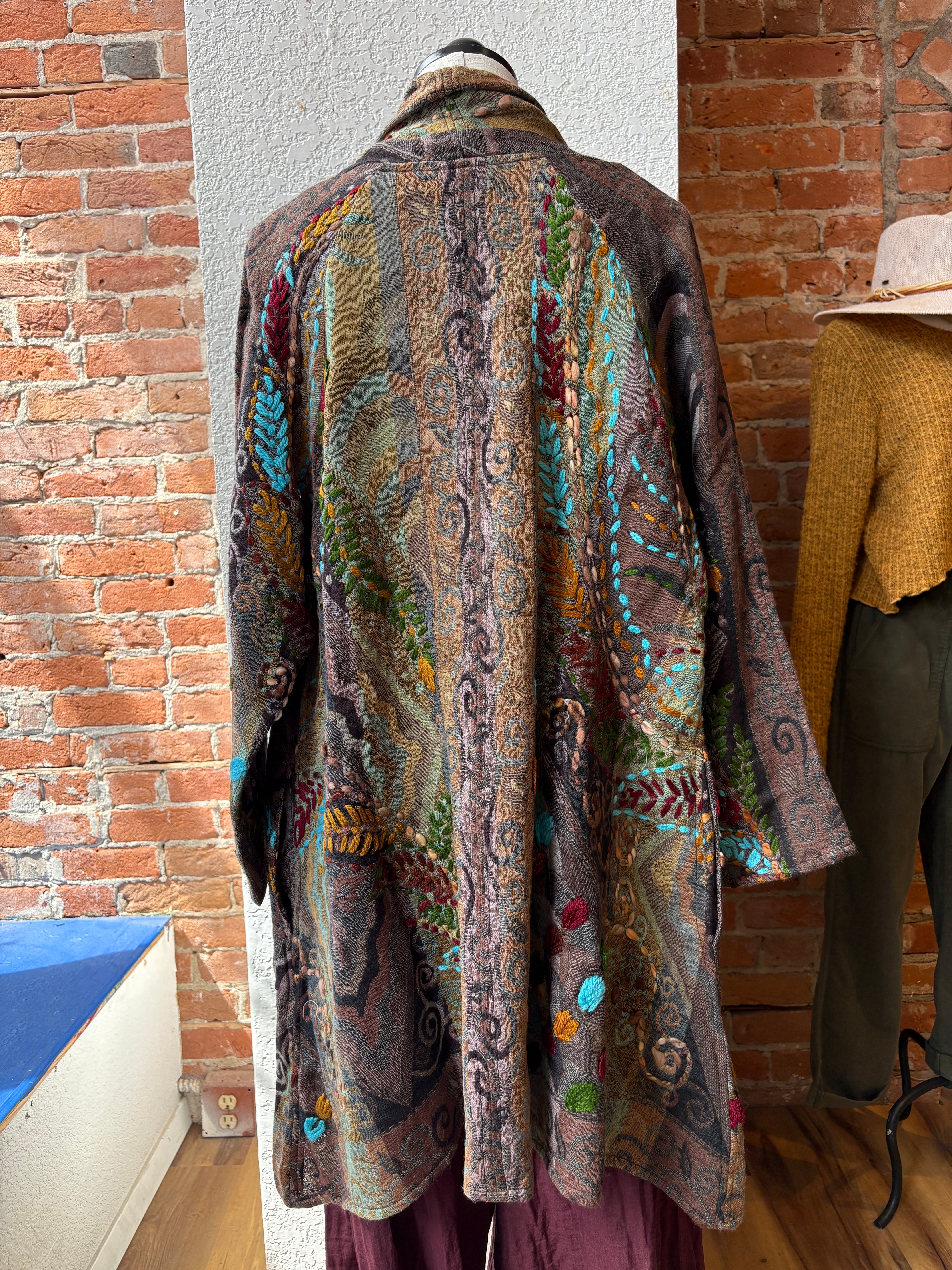 ANU Echo embroidered wool jacket (2 colors)
