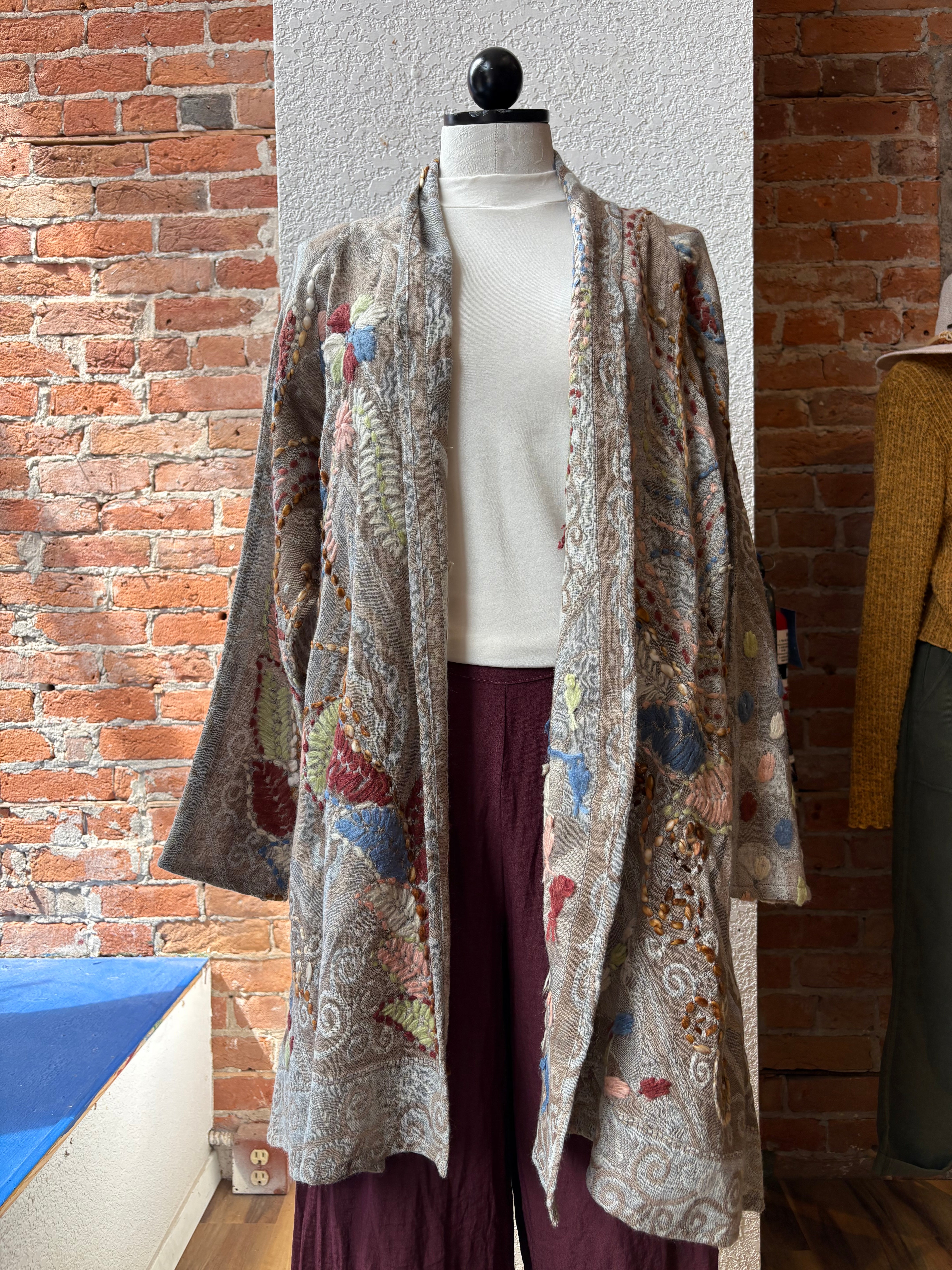 ANU Echo embroidered wool jacket (2 colors)