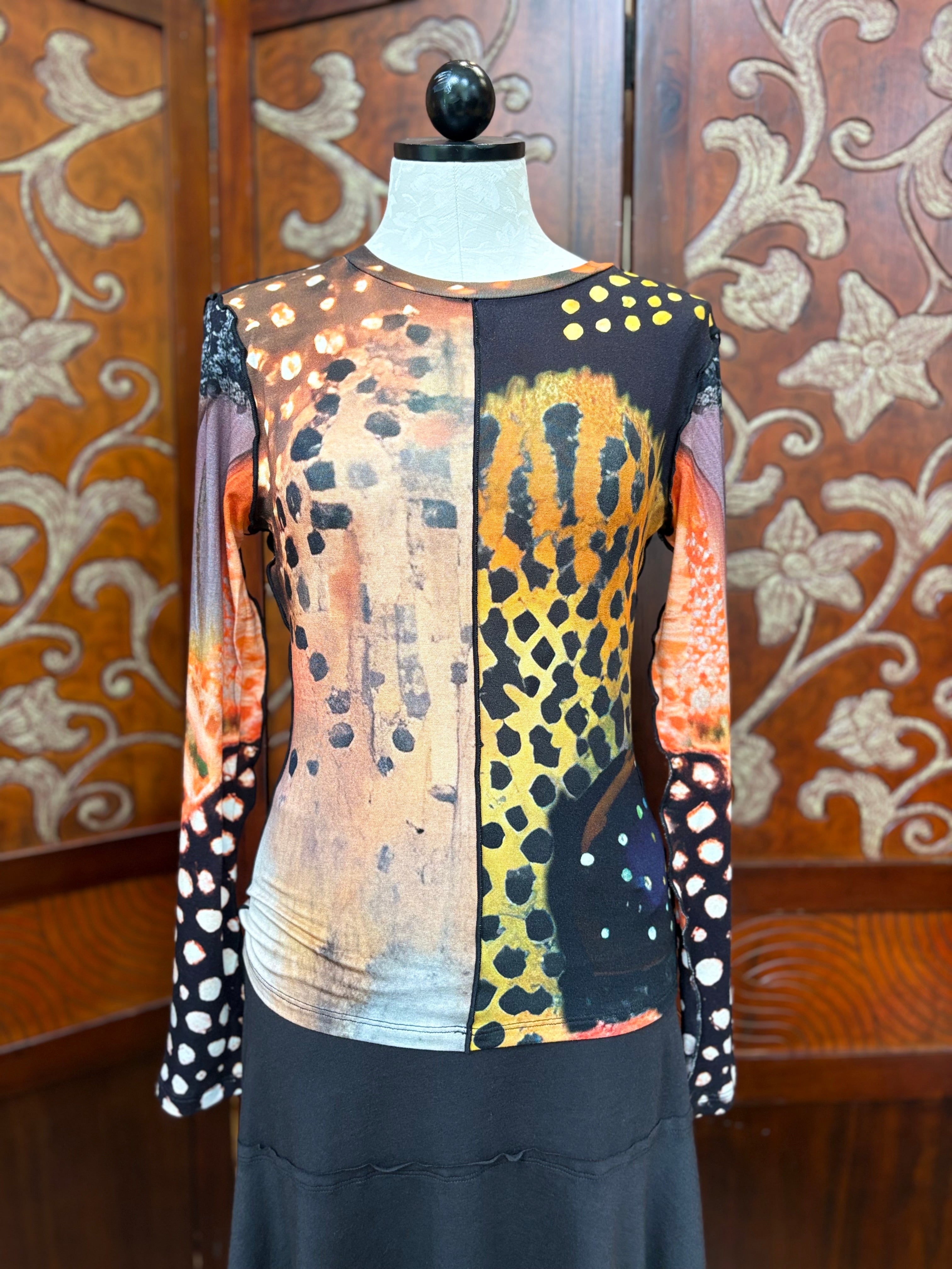 Camisa Desigual Abata, encaje con botones delanteros