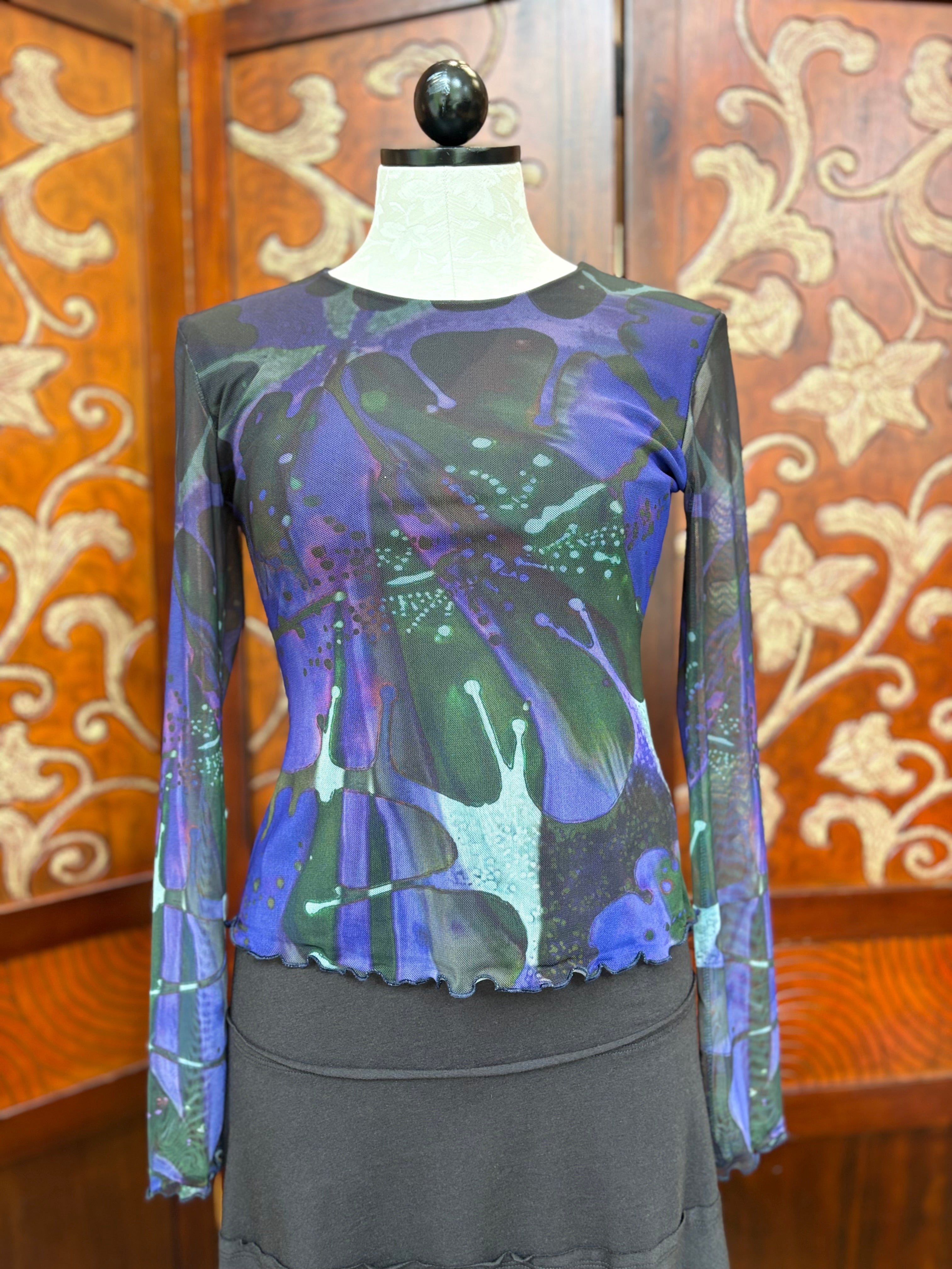 Desigual Dots Leaf Lacroix t-shirt, long-sleeve TK02