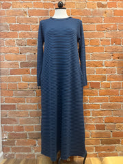 Cut Loose dress, fleece stripe SALE S, L