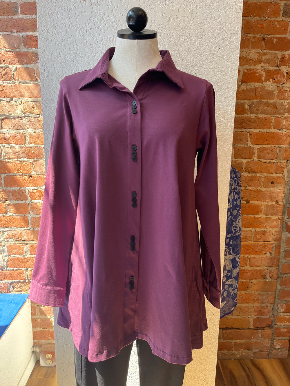 Flutter shirt, long-sleeve pocket