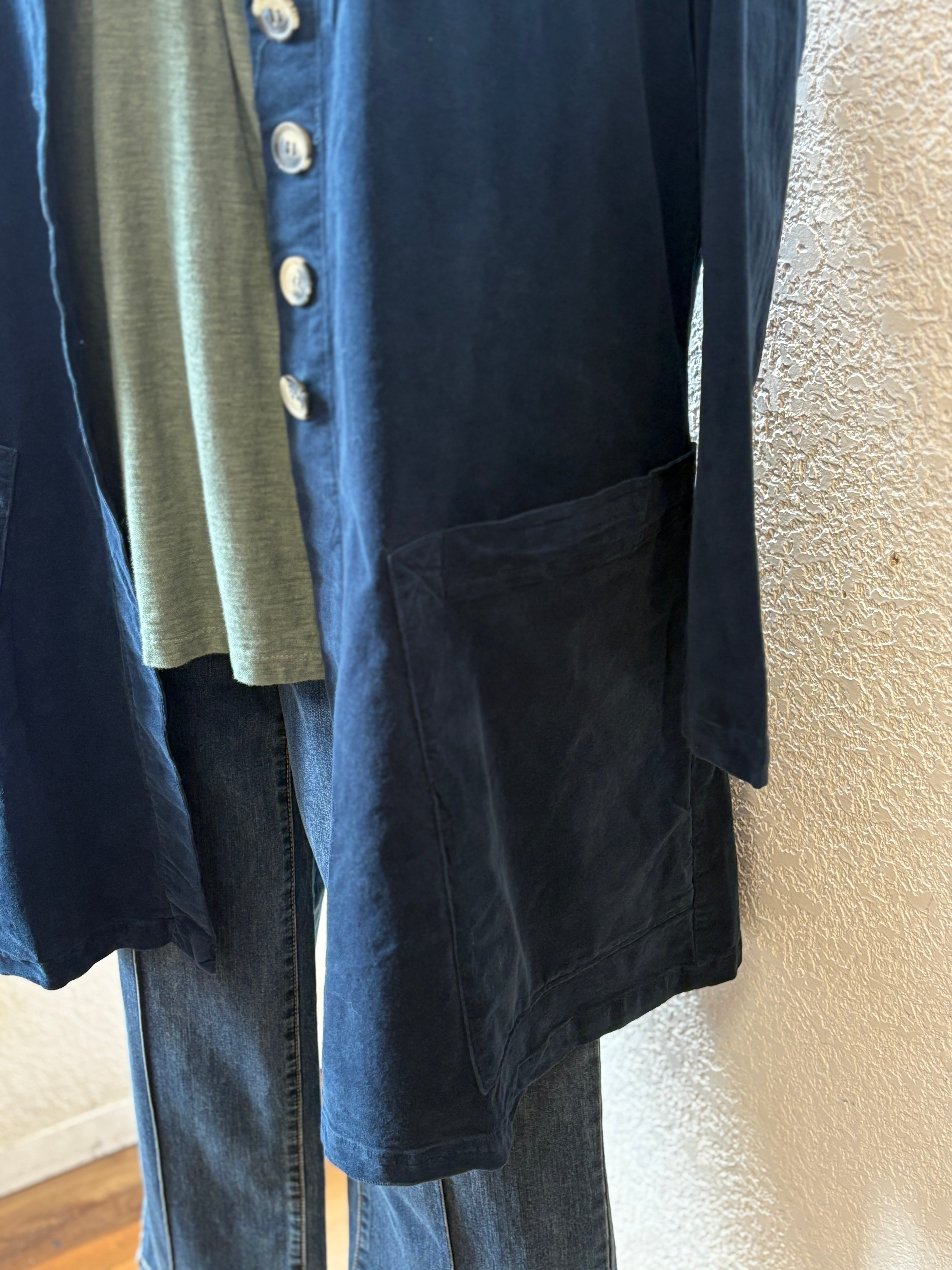 Cut Loose jacket, minicord swing coat Etan