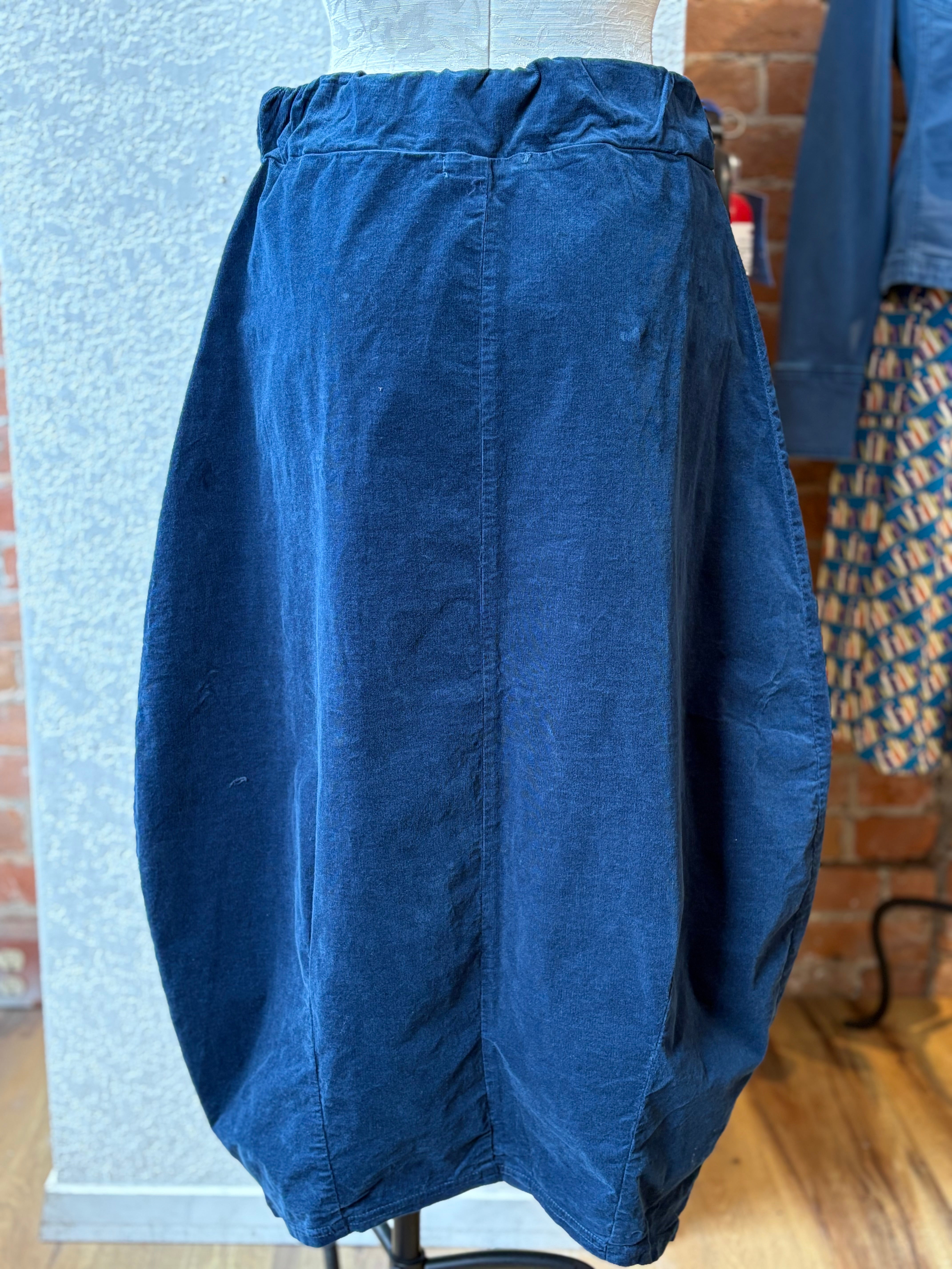 Camisa holgada de corte henley de lino y algodón con manga 3/4