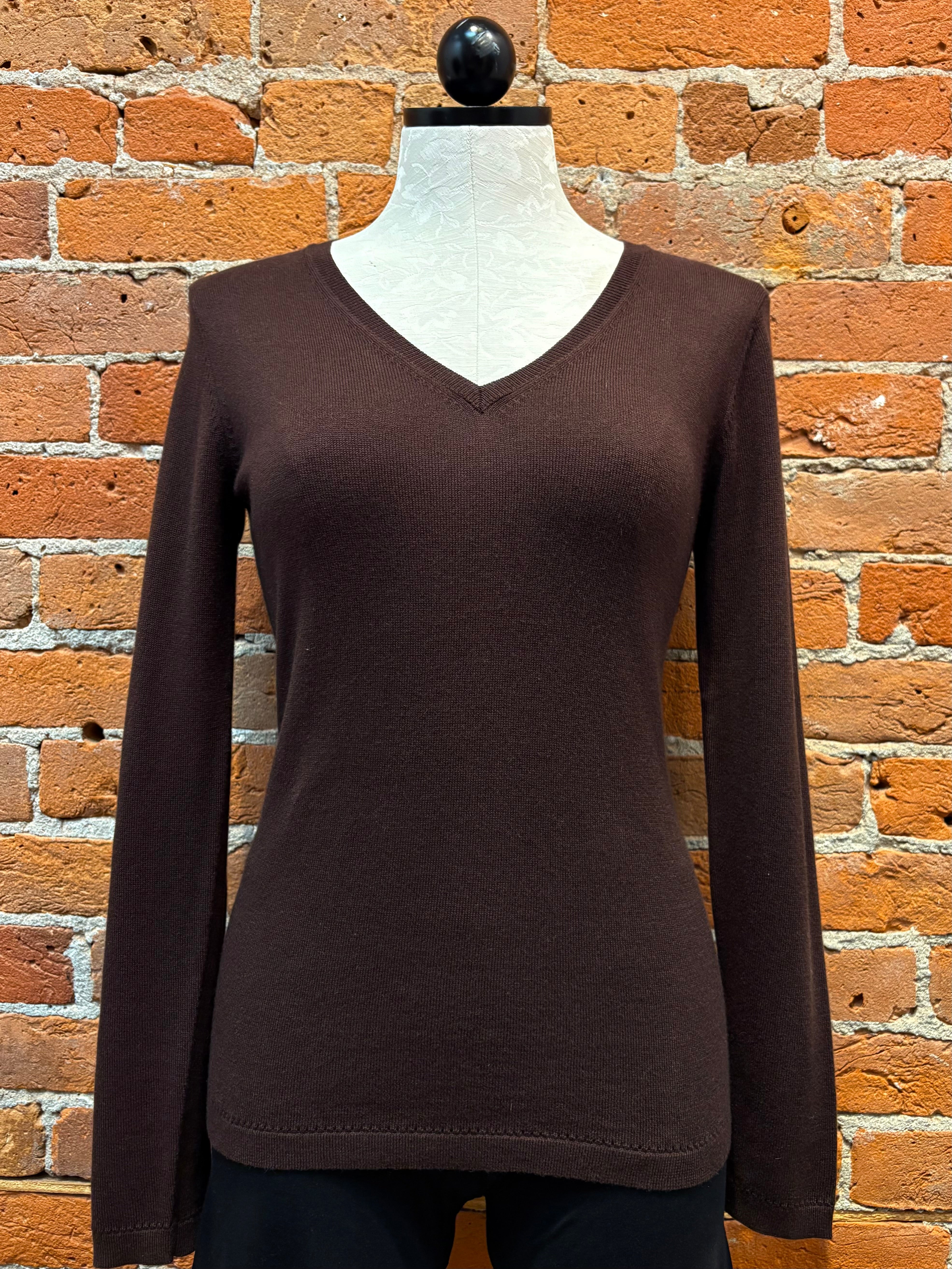 Alashan sweater LC2005, classic v-neck cotton cashmere (3 colors)