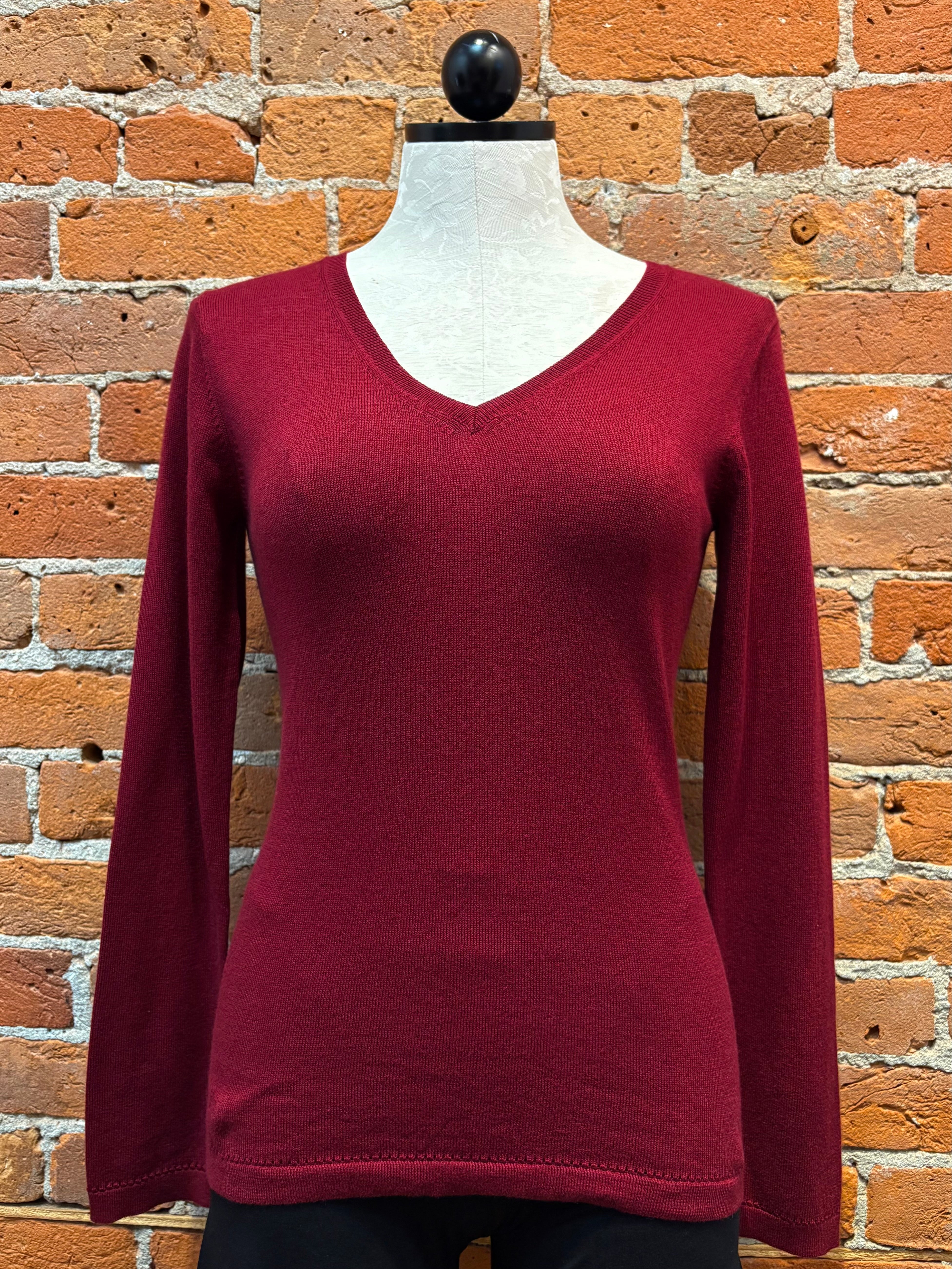 Alashan sweater LC2005, classic v-neck cotton cashmere (3 colors)