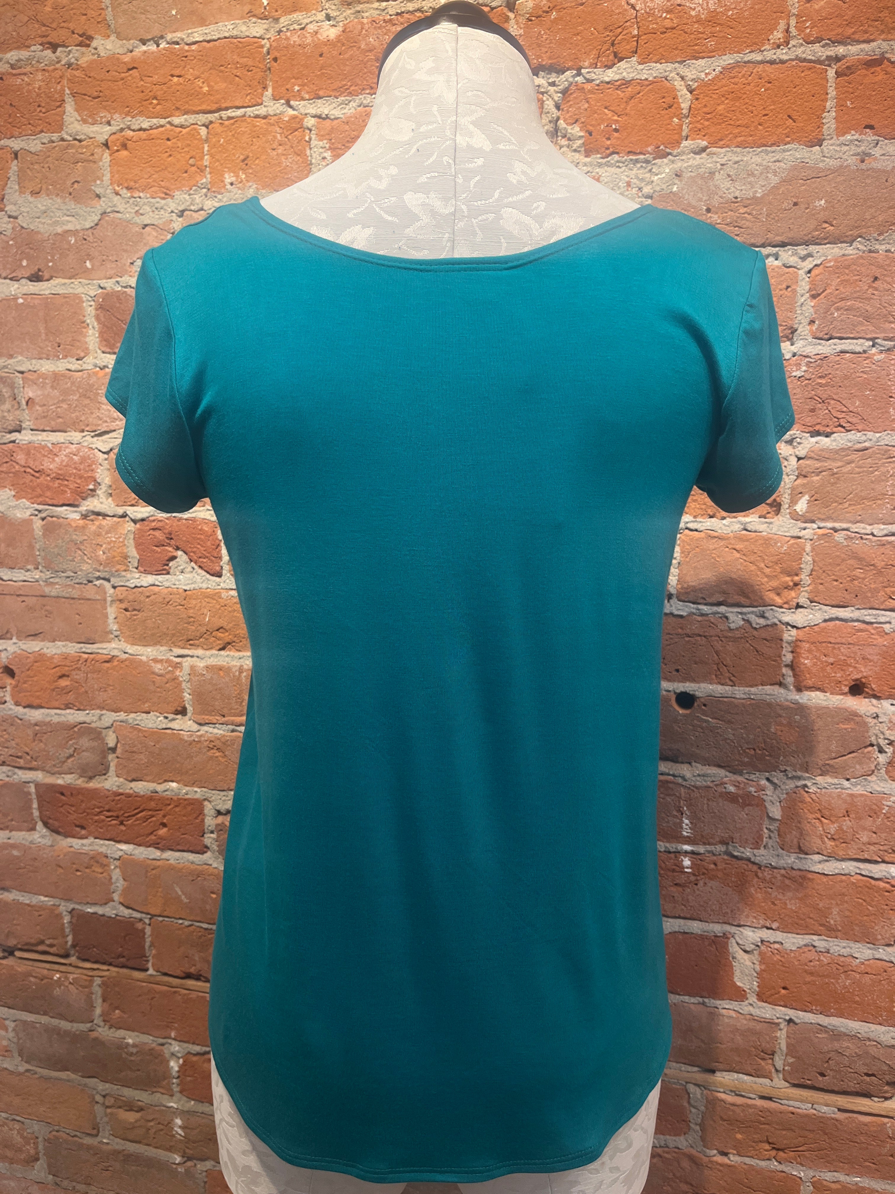 Salaam Cora shirt, solid cap sleeve (2 colors)