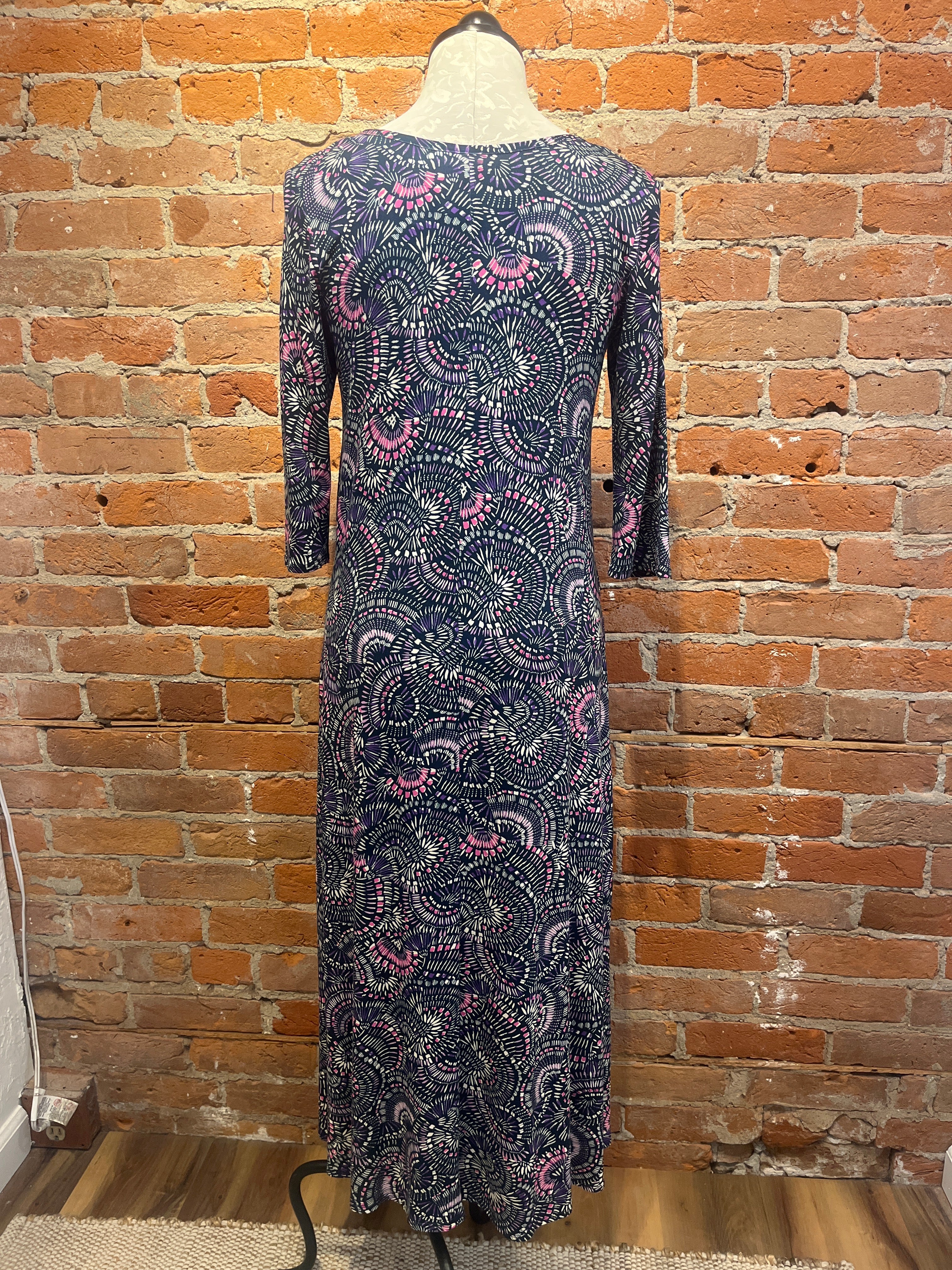 Vestido Salaam Metta, manga 3/4