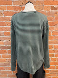 Cut Loose shirt, thumbhole fleece stripe